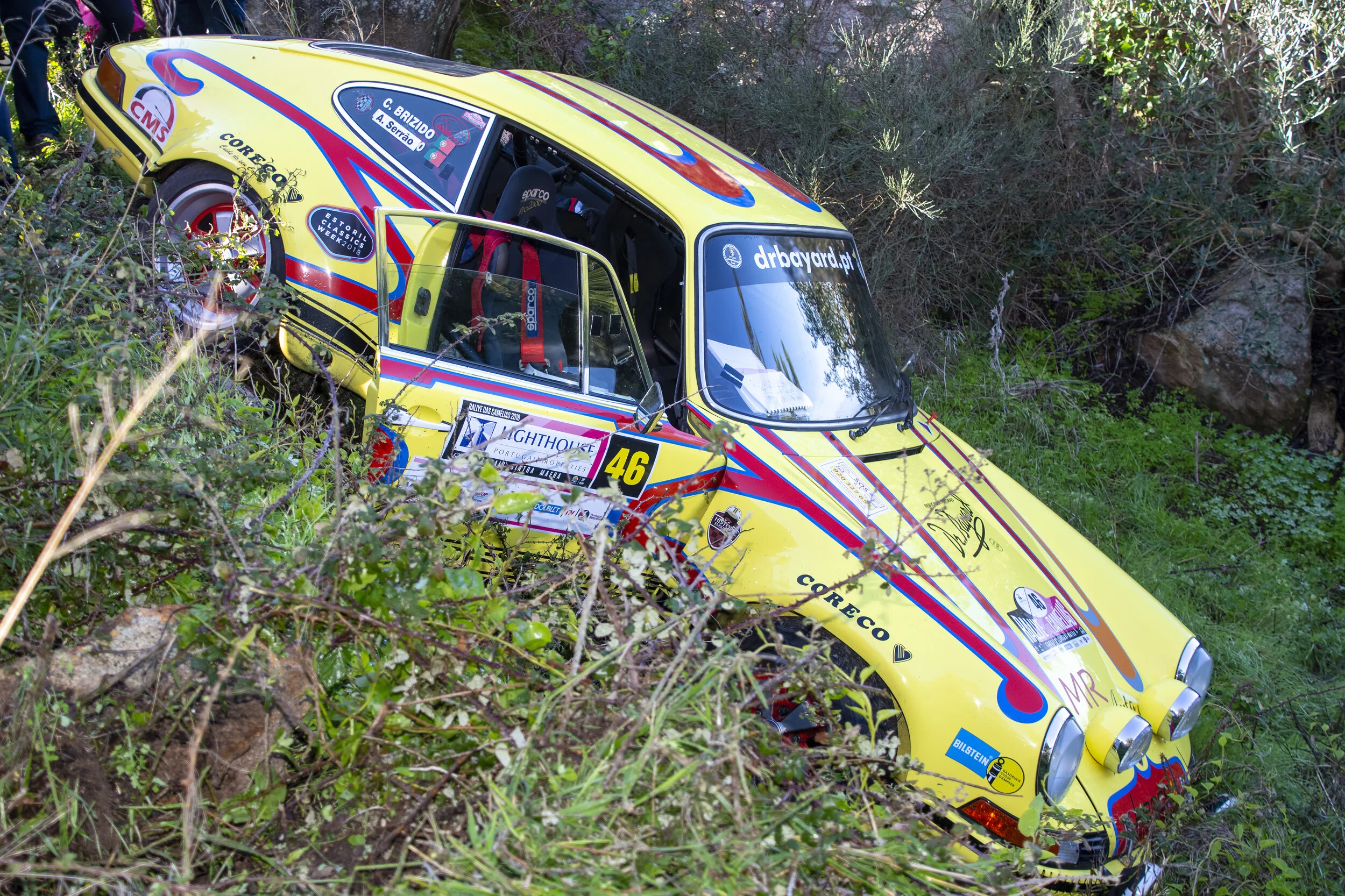 Serra de Sintra, Portugal. Rali das Camélias Dec 2018. Porsche 911 ST. Carlos Brizido & António Serrão