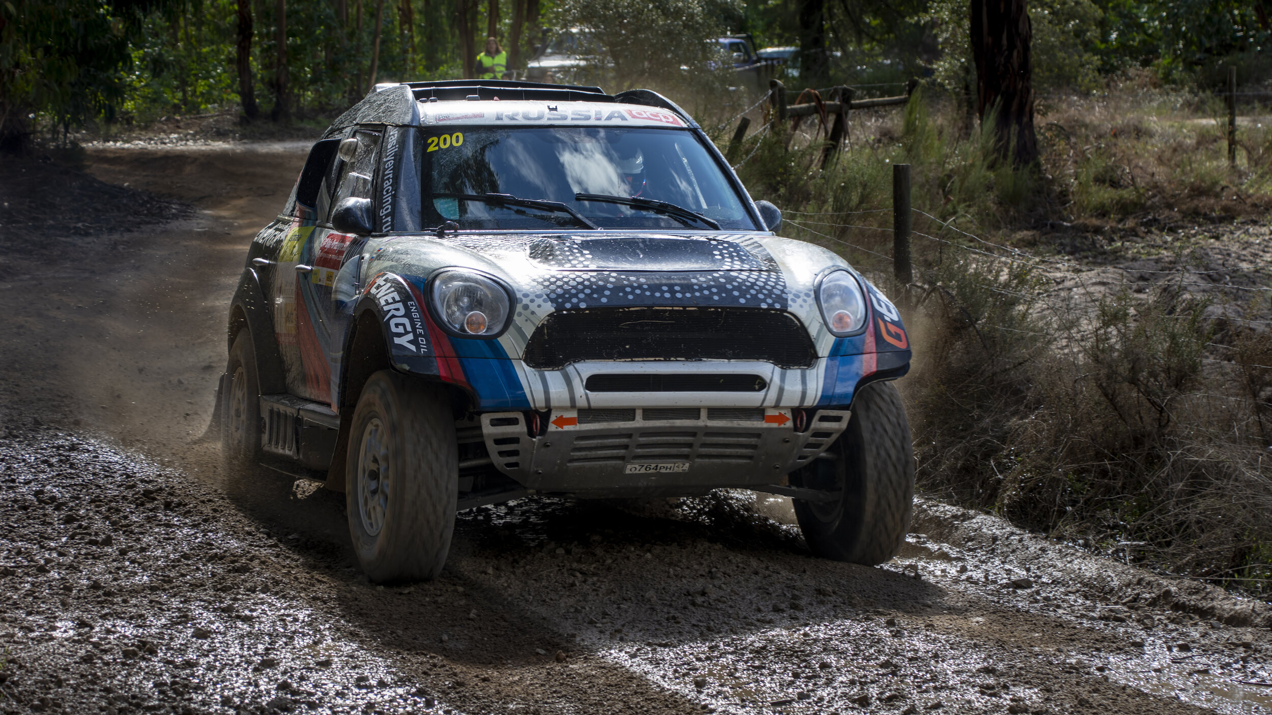 34ª Baja Portalegre 500 Nov 2020.
Portalegre, Portugal.
Driver: Vladimir Vasilyev/Dmitro Tsyro
Auto: MINI COOPER COUNTRYMAN