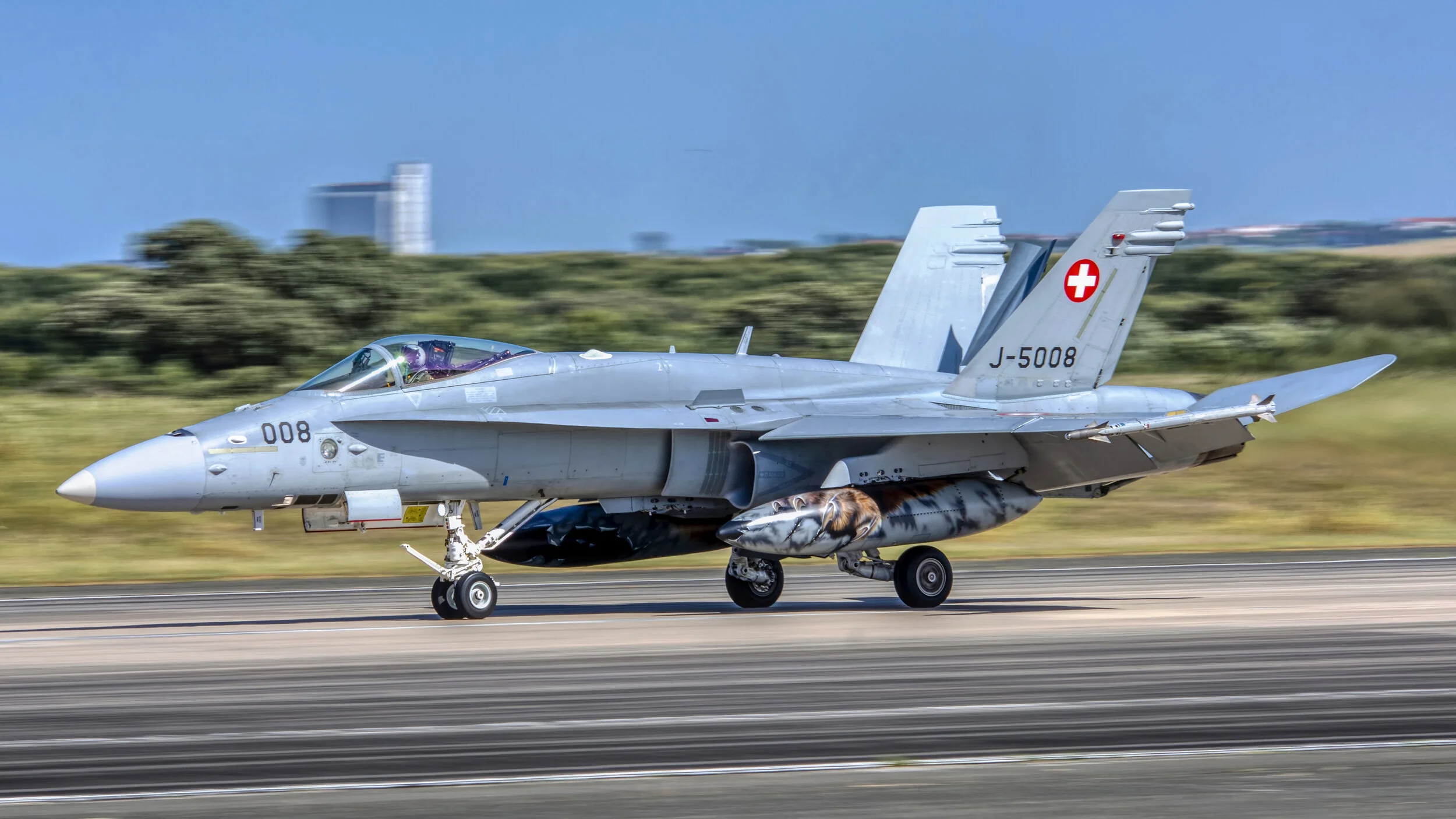 NTM 2021 FAP BA Nº11 LPBJ -Beja.
Swiss Air Force J-5008 McDonnell Douglas F/A-18C-48
