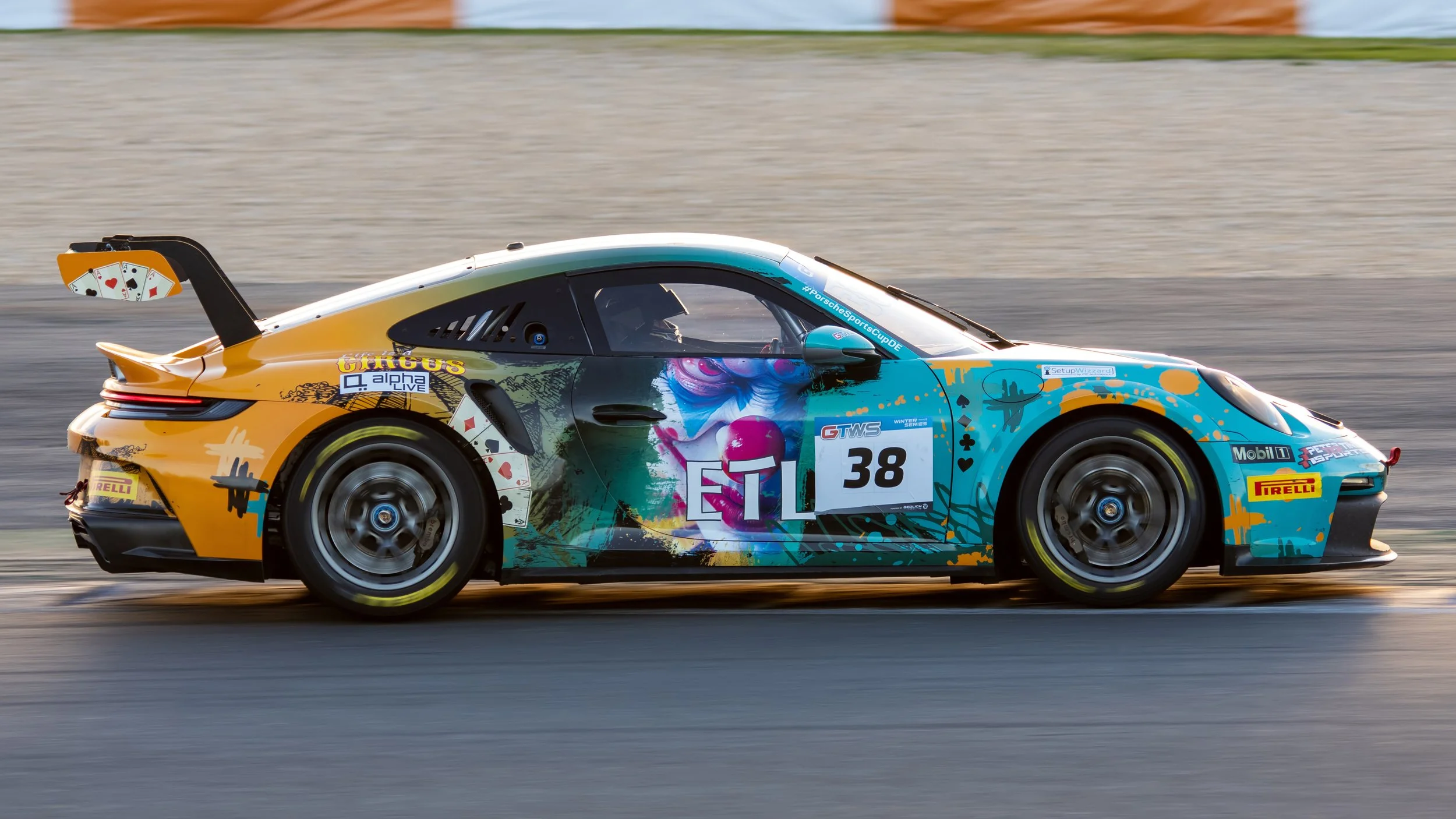 Estoril Circuit, Portugal. GT Winter Series - Estoril 2025. Porsche 992 GT3 Cup