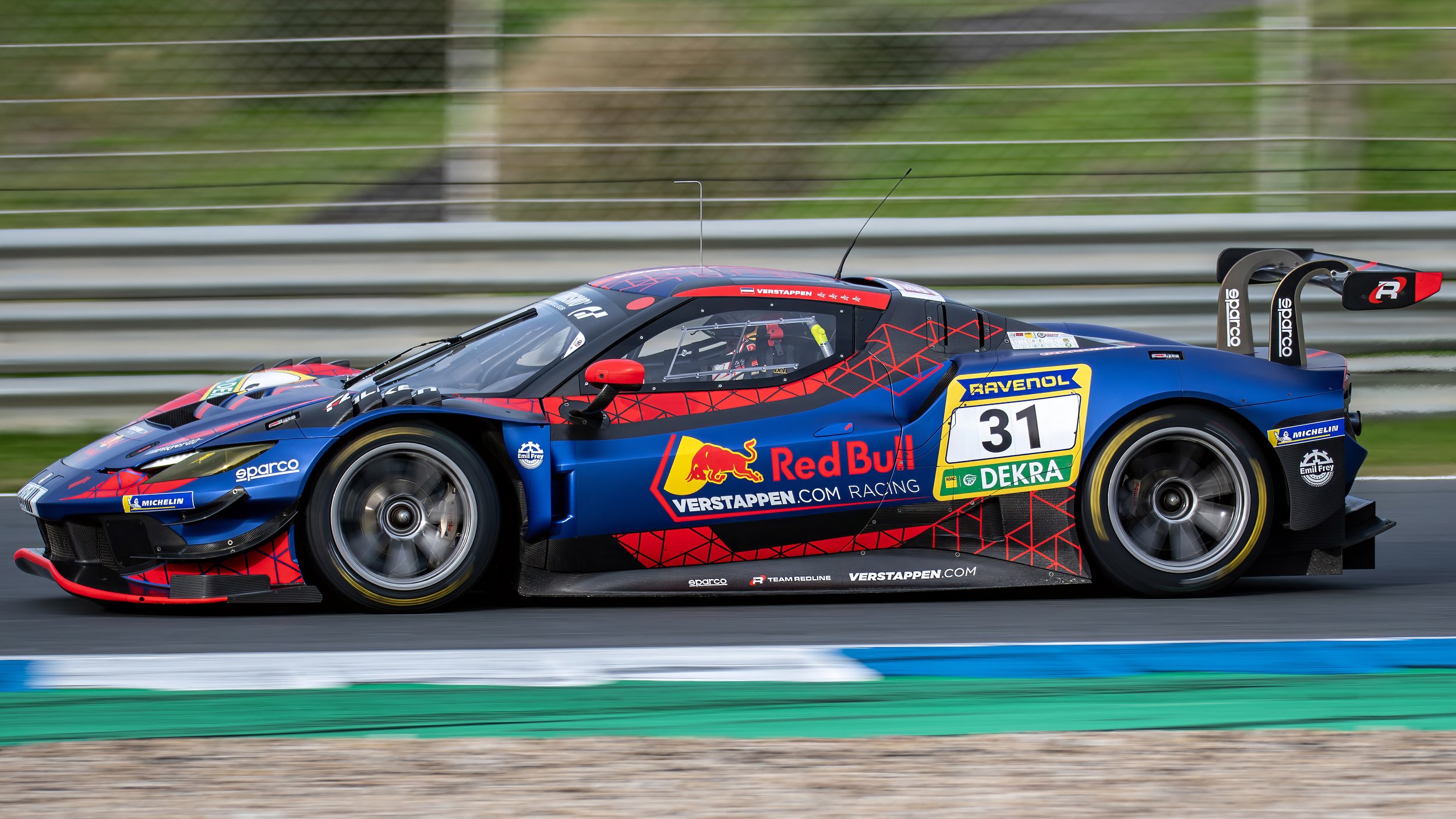 Estoril Circuit, Portugal. Verstappen Racing Testing Dec 2025 
Driver: Max Verstappen
Car: Ferrari 296 GT3