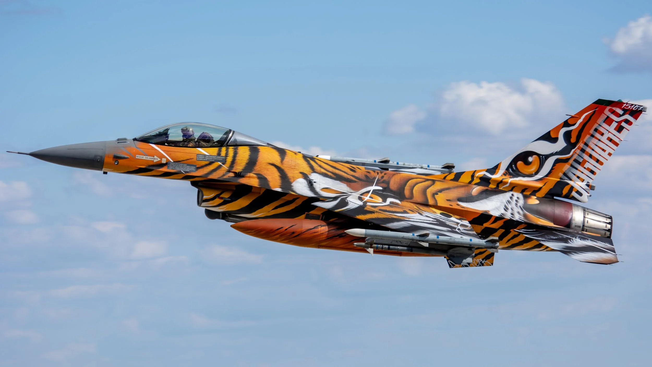 NTM 2025 FAP BA Nº11 LPBJ - Beja.
FAP 15107 General Dynamics F-16MLU Special Livery