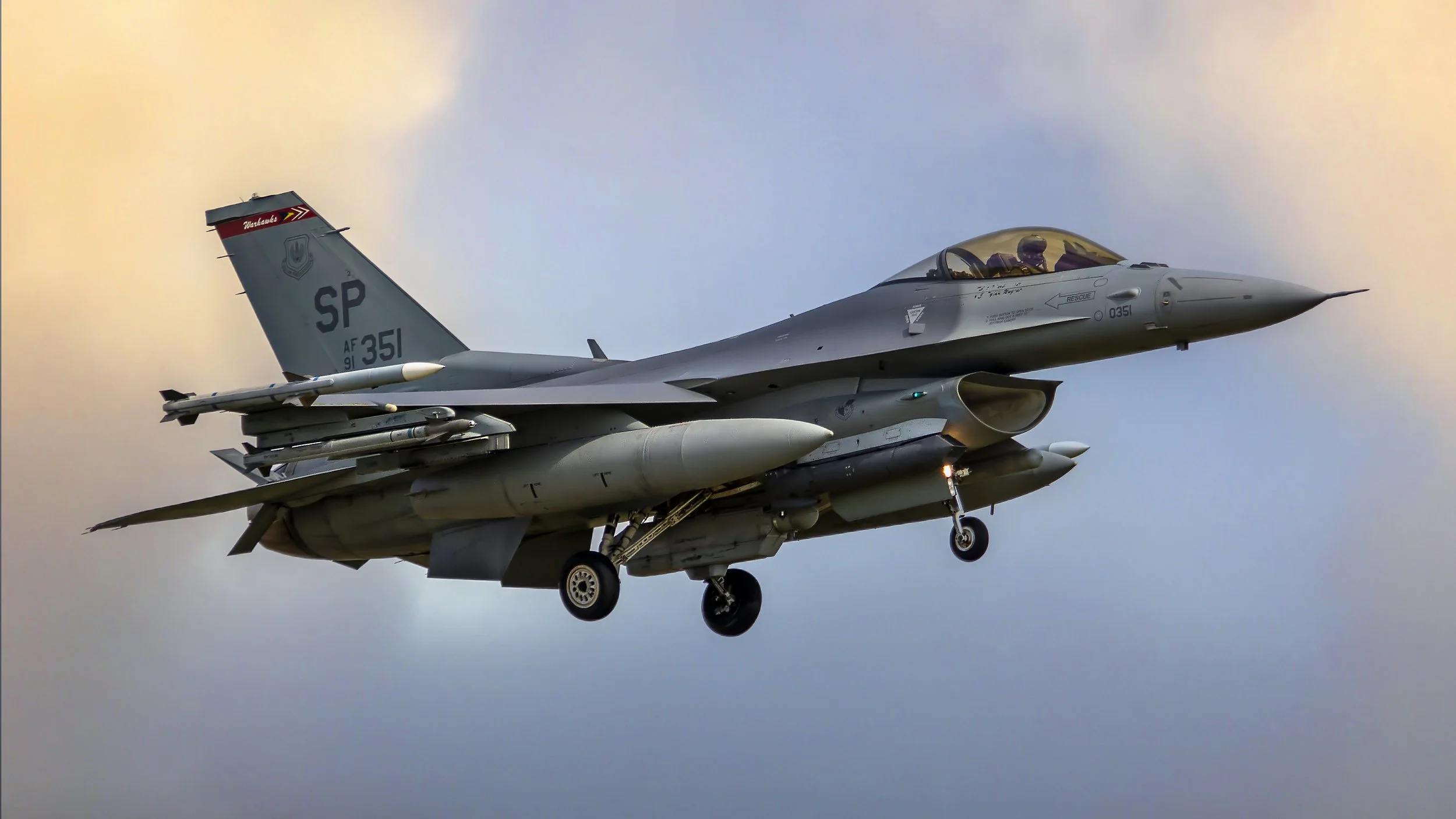 USAF 91-0351 General Dynamics F-16C Fighting Falcon