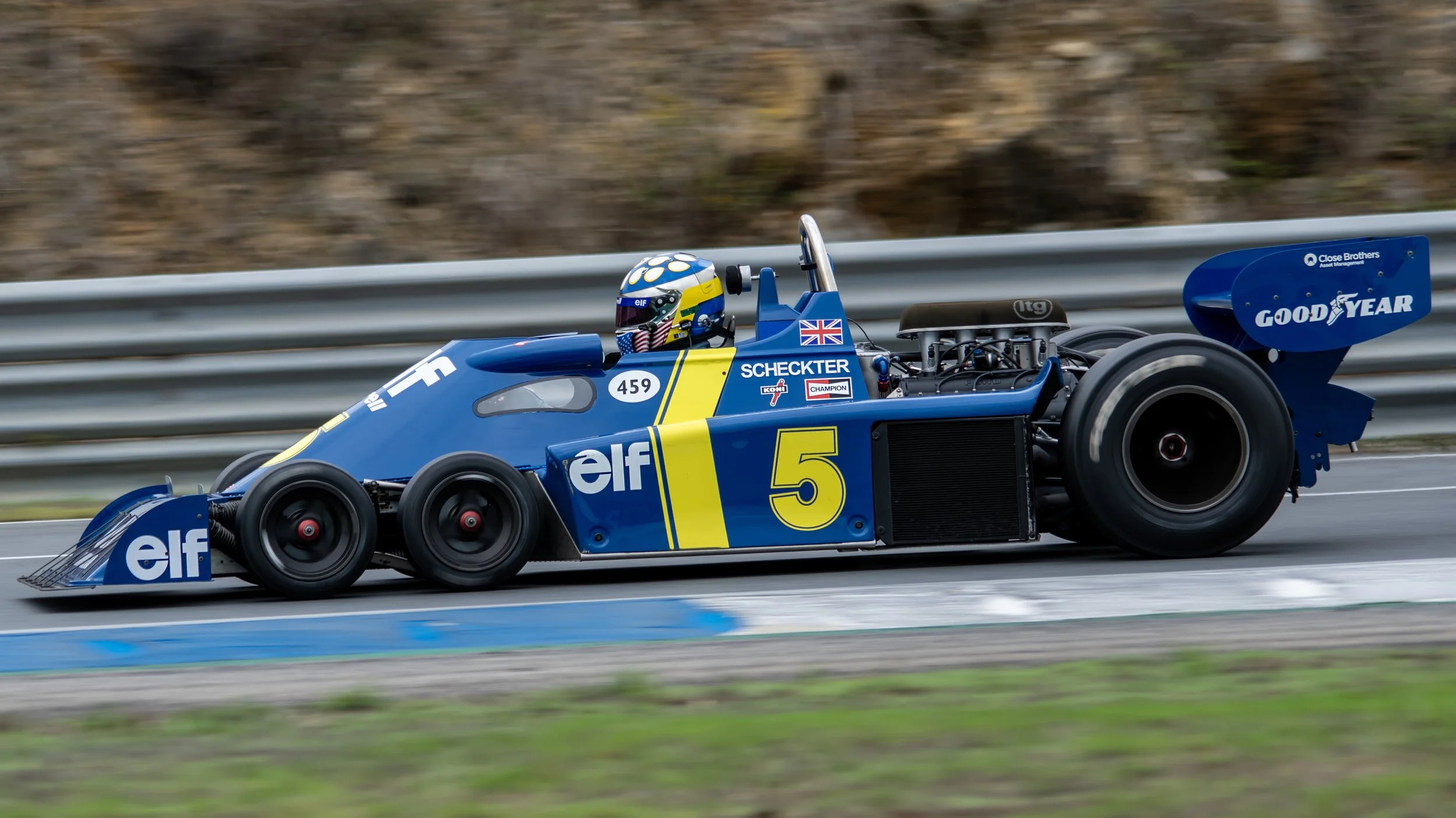 Estoril Circuit, Portugal. Estoril Classis Oct 2024. Tyrrell P34-09 1976
