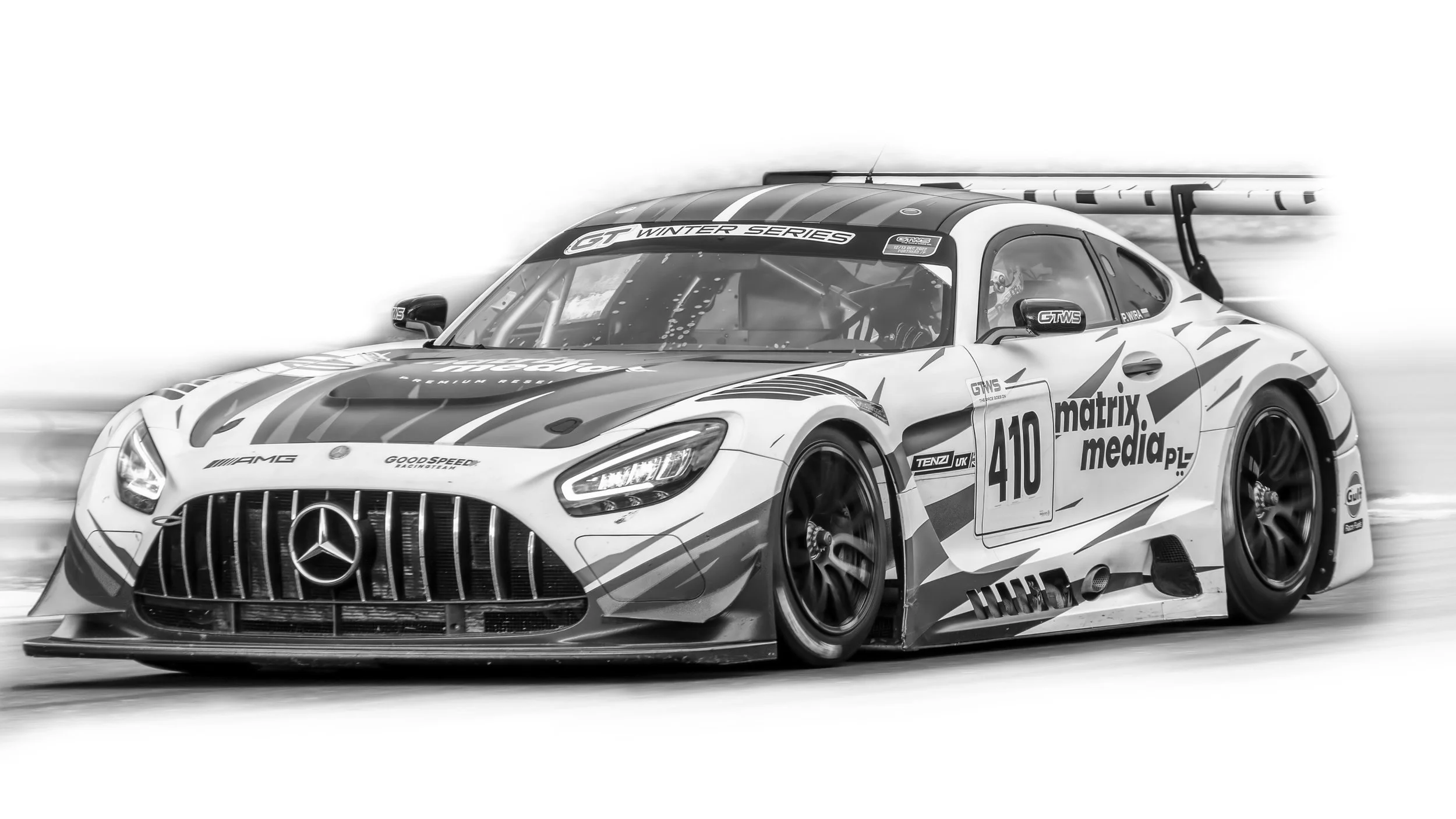 Estoril Circuit, Portugal. GT Winter Series January 2023. Mercedes AMG GT3