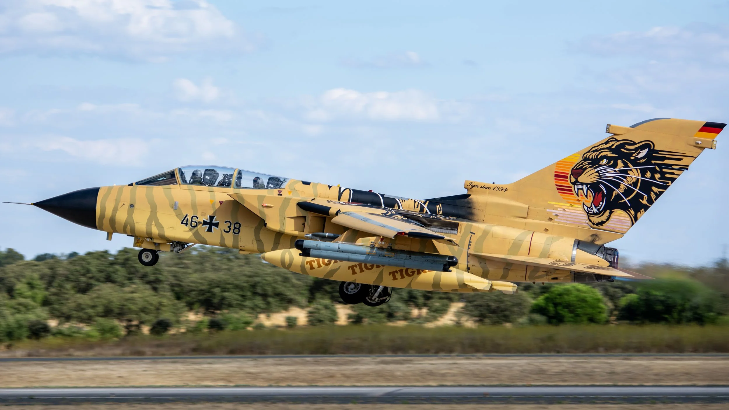 NTM 2025 FAP BA Nº11 LPBJ - Beja.
German Air Force (Luftwaffe) 46+38 Panavia PA-200 Tornado IDS(ECR)