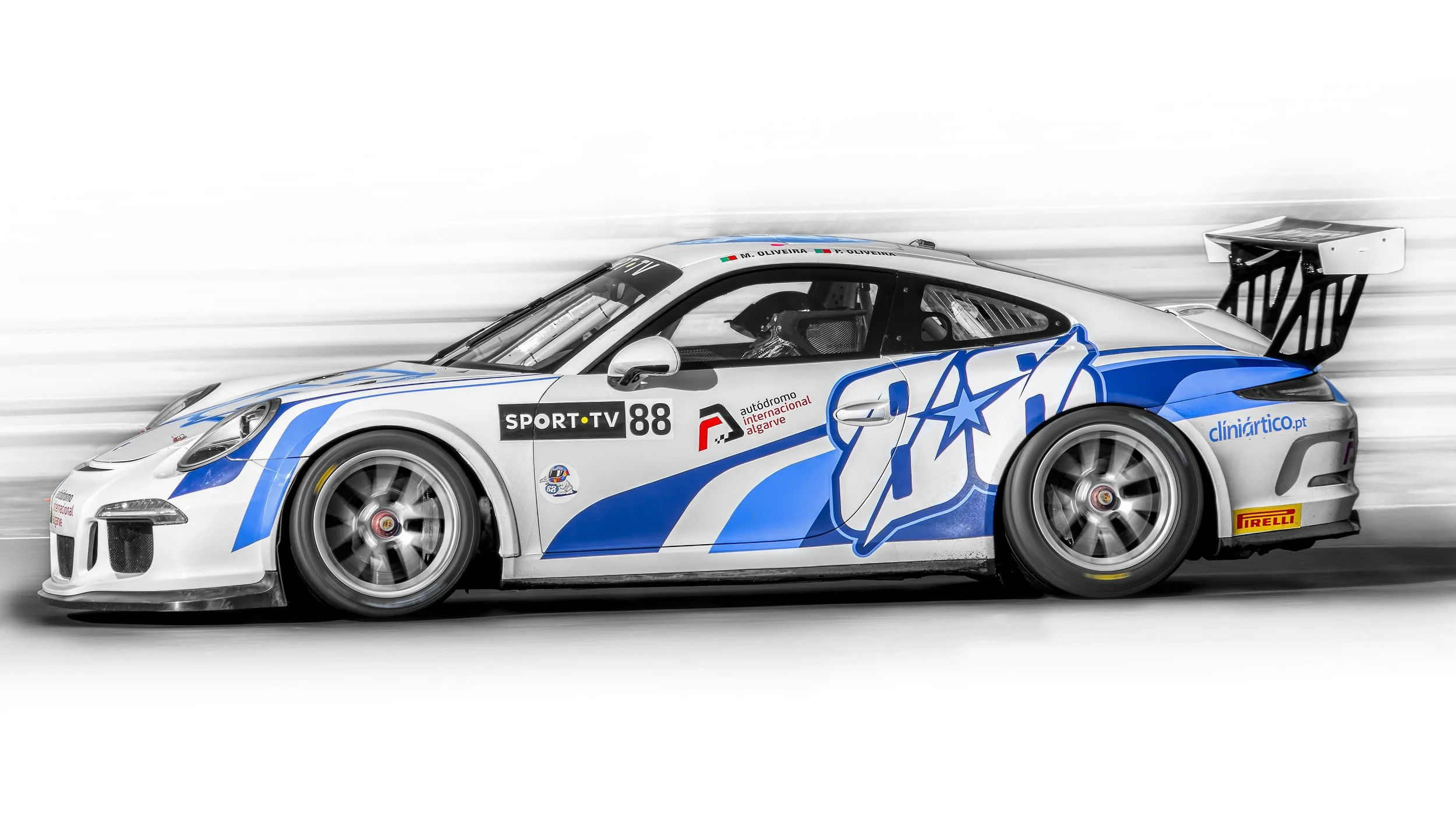 Estoril Circuit, Portugal. Estoril Racing Festival. #88 Miguel Oliveira PORSCHE 991 GT3 CUP 3.8