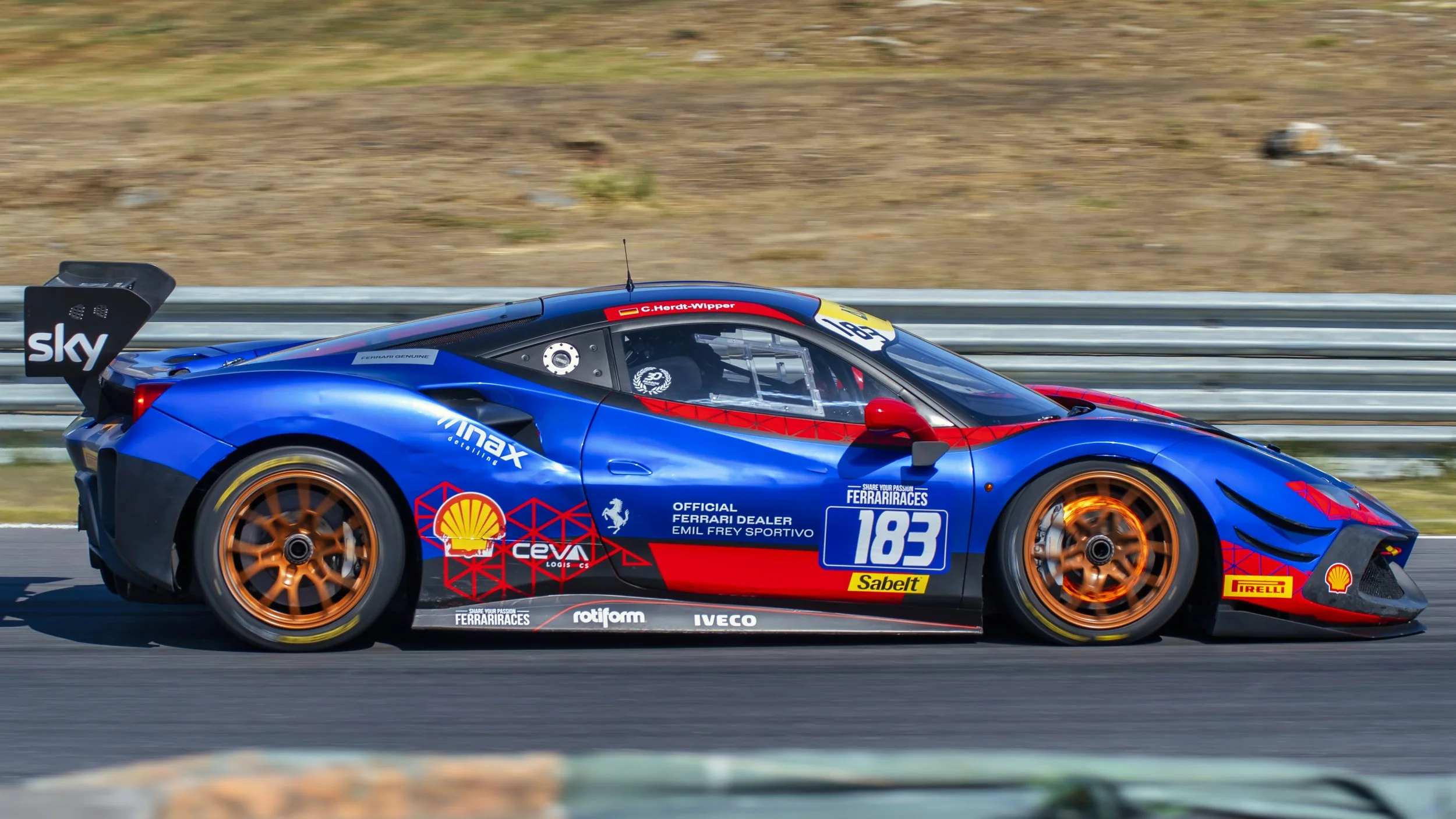 Estoril Circuit, Portugal. GEDLICH Racing GmbH - Race Test July 2023.
Ferrari 488 Challenge
