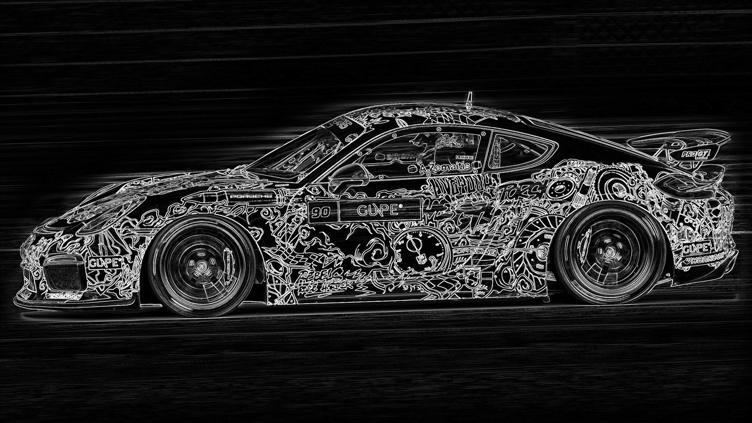 Estoril Circuit, Portugal. Estoril Super Racing Series Race July 2021. Porsche 981 Cayman MR