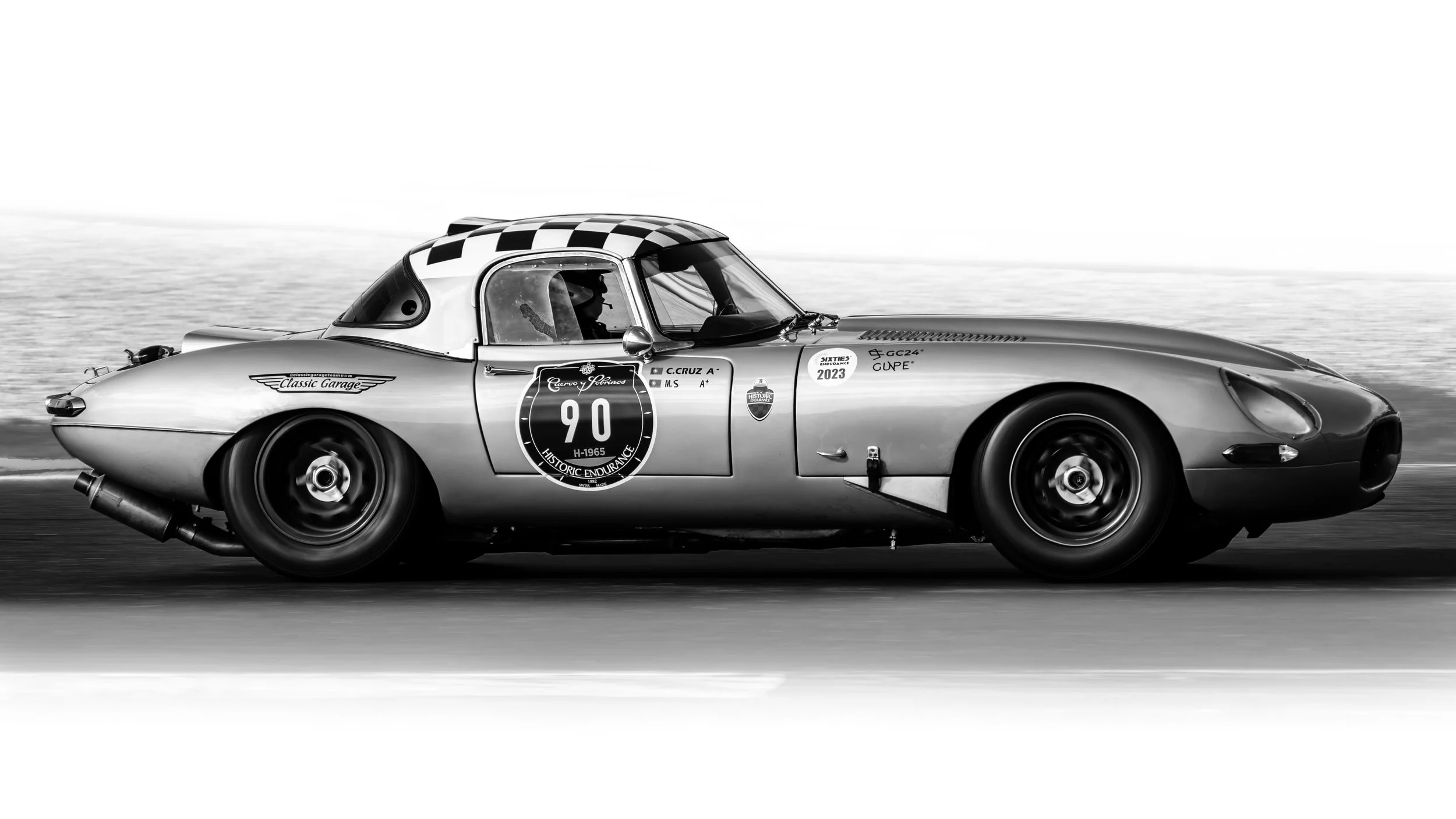 Estoril Circuit, Portugal. Estoril Endurance Festival, HE 250KM. Dec 2023. 
Jaguar E-Type