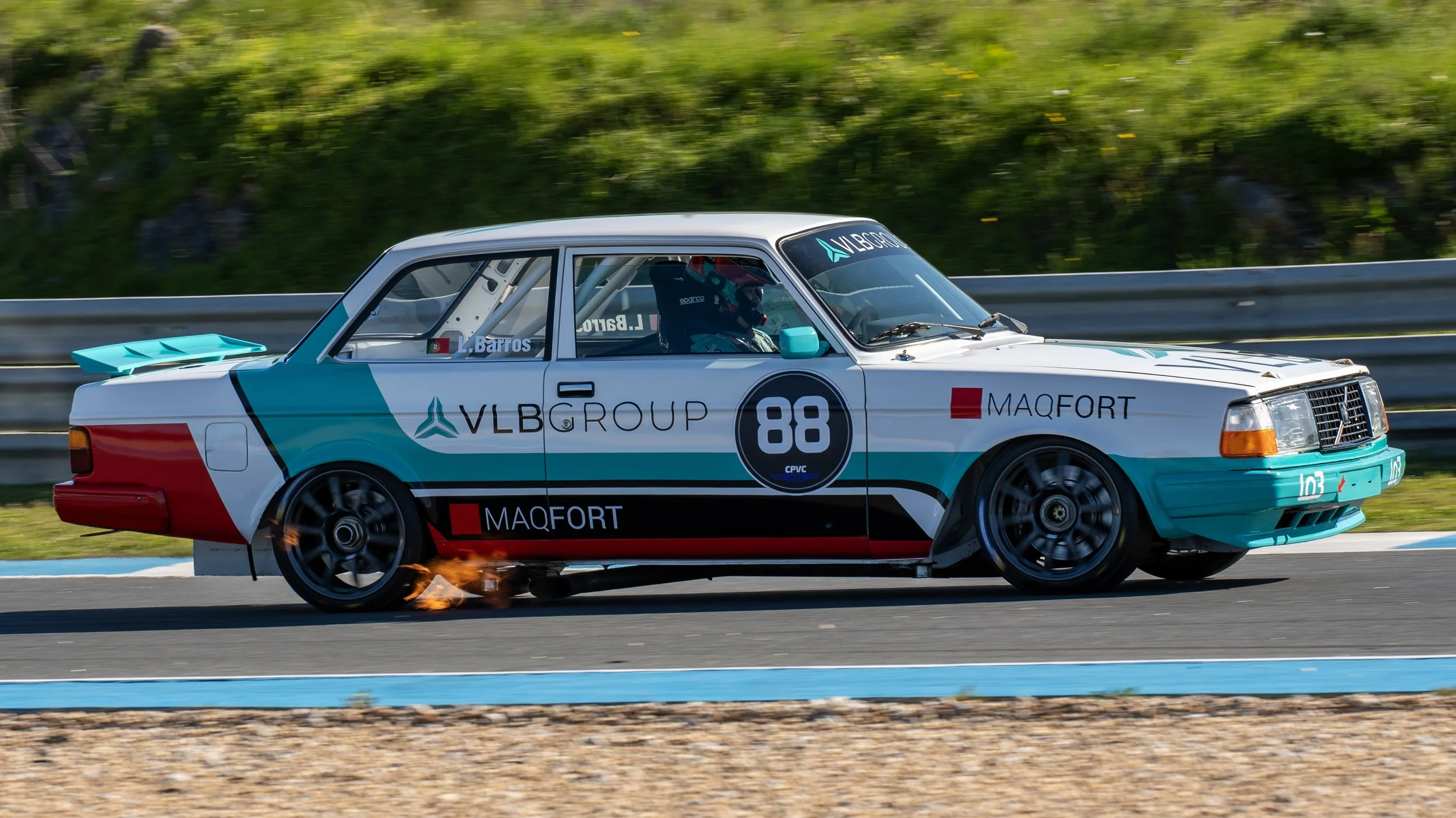 Estoril Circuit, Portugal. ANPAC Start Season Circuito Estoril. Volvo 240 Turbo