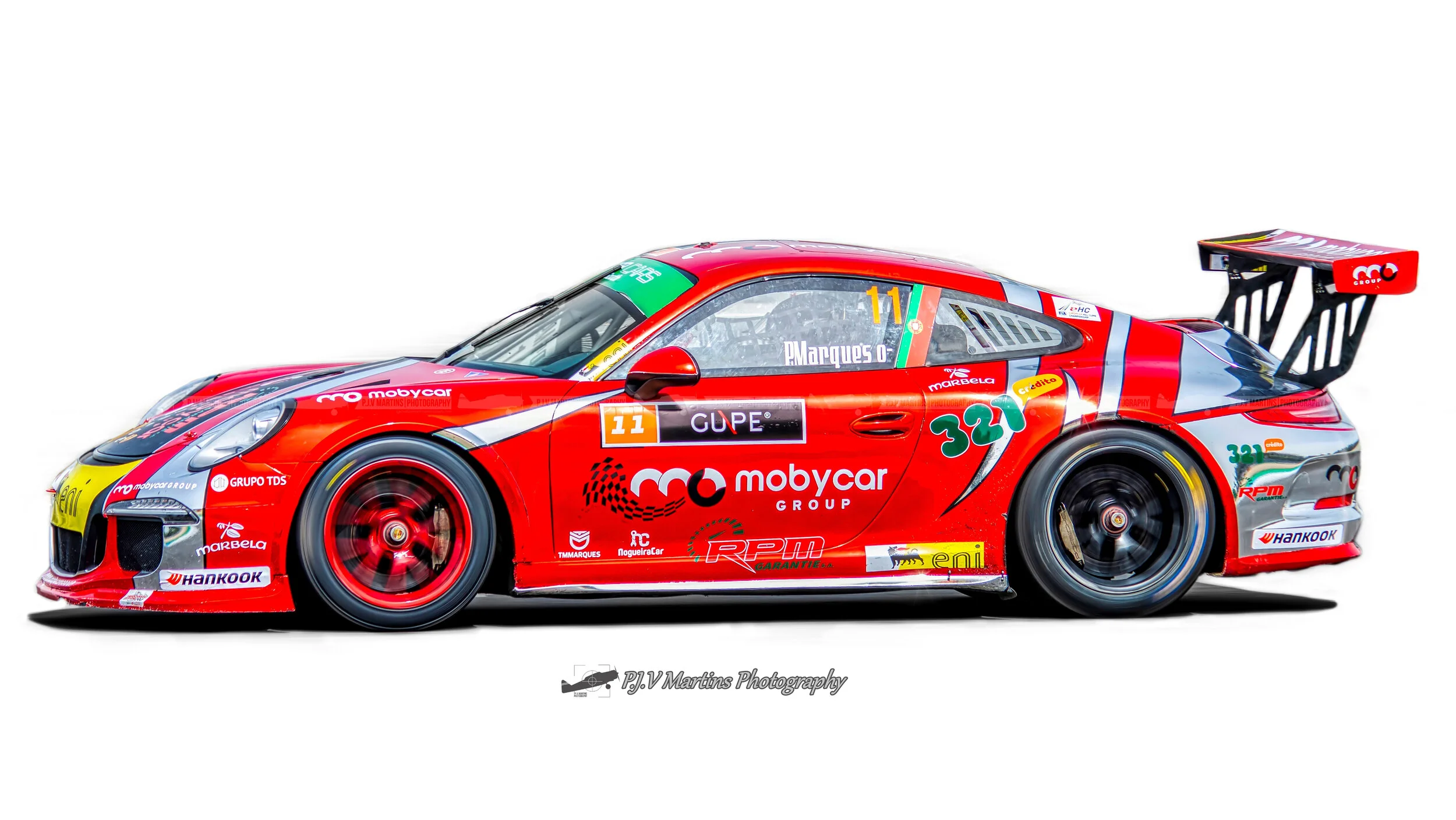 Estoril Circuit, Portugal. Estoril Super Racing Series Race July 2021. Porsche 911.1 Cup 3.8