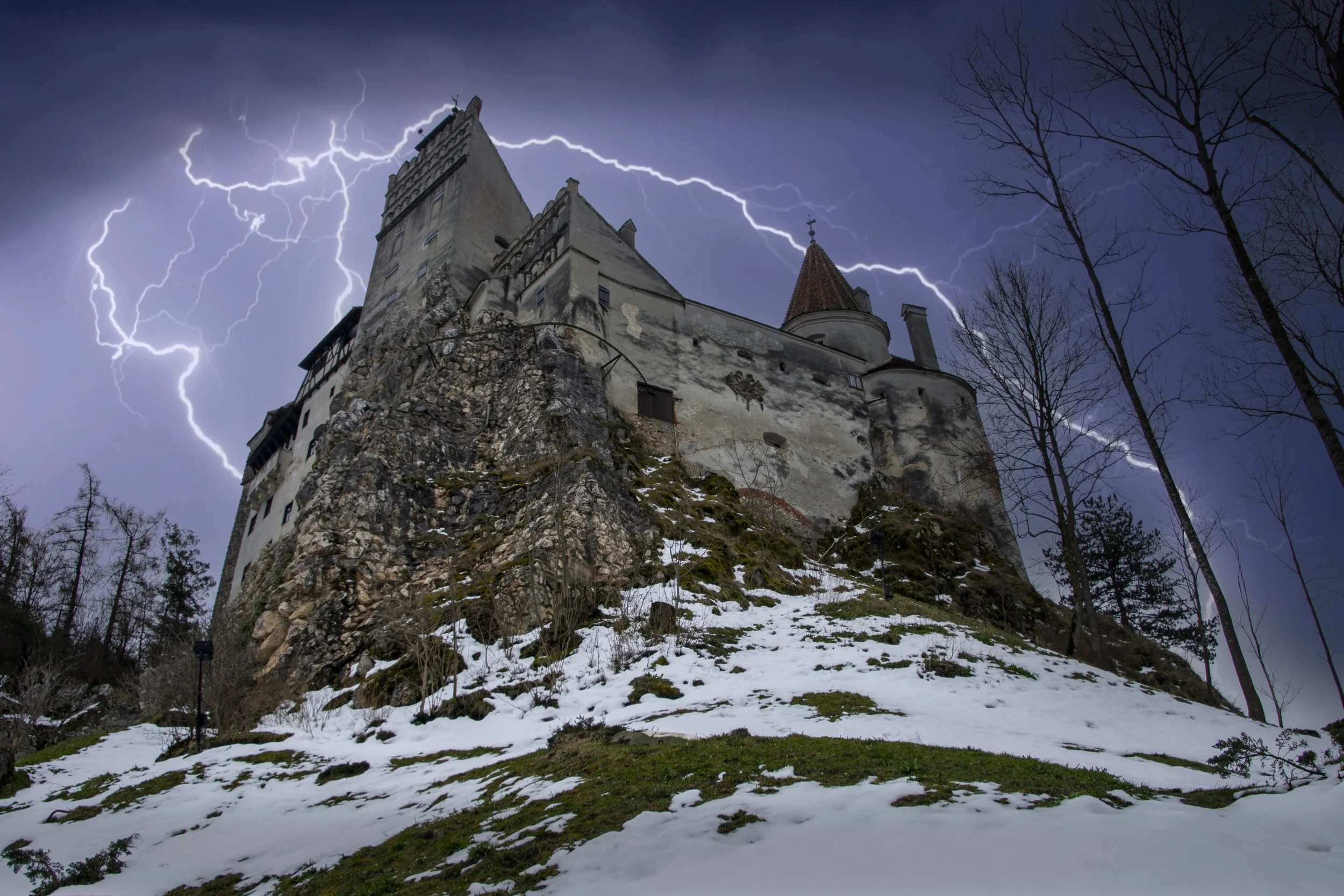 Bran Castle - Transylvania, Romania.
Known as Dacula's Castle. 