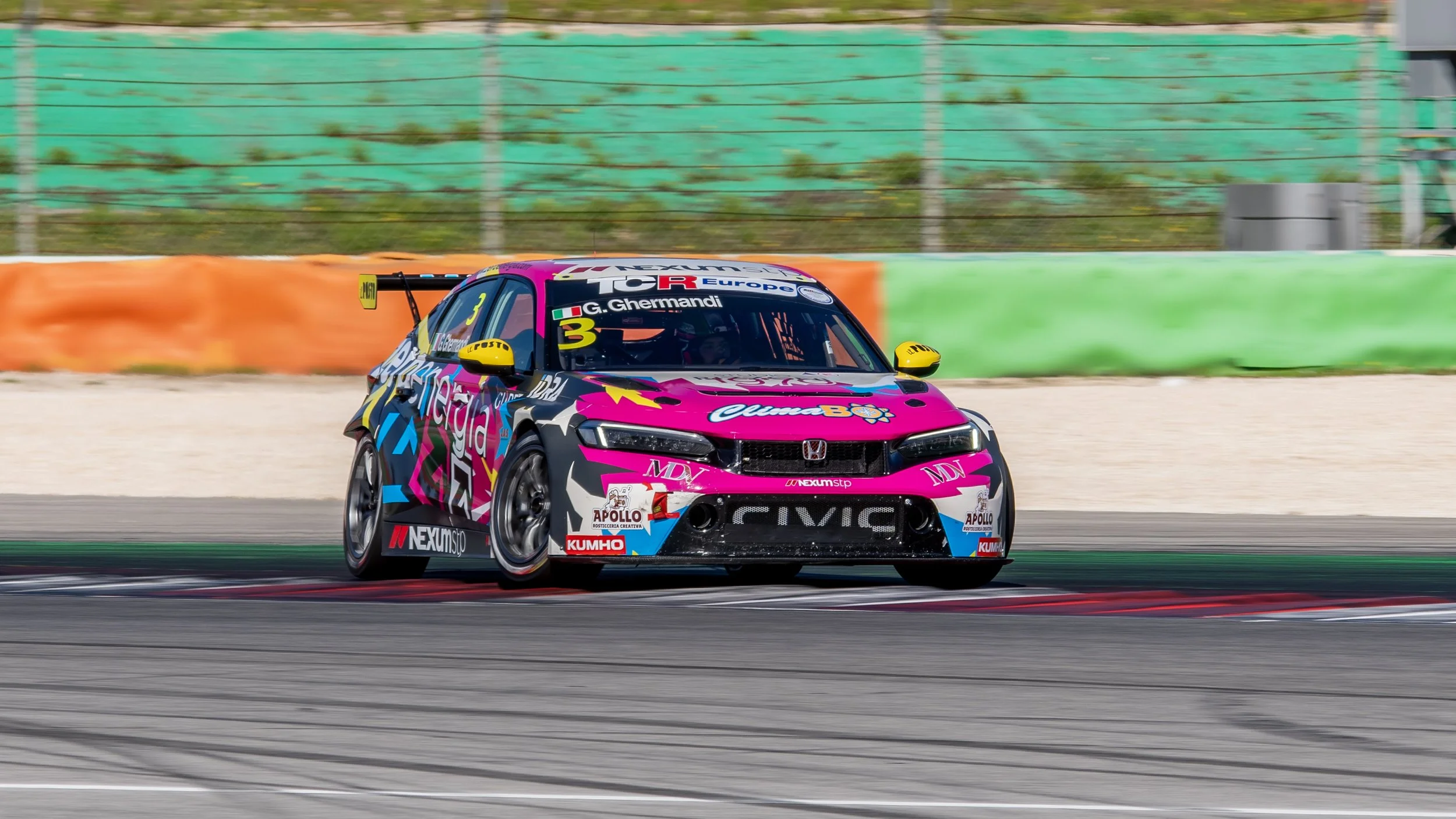 Algarve Int Circuit, Portugal. TCR Europe. Honda Civic Type R FL5 TCR