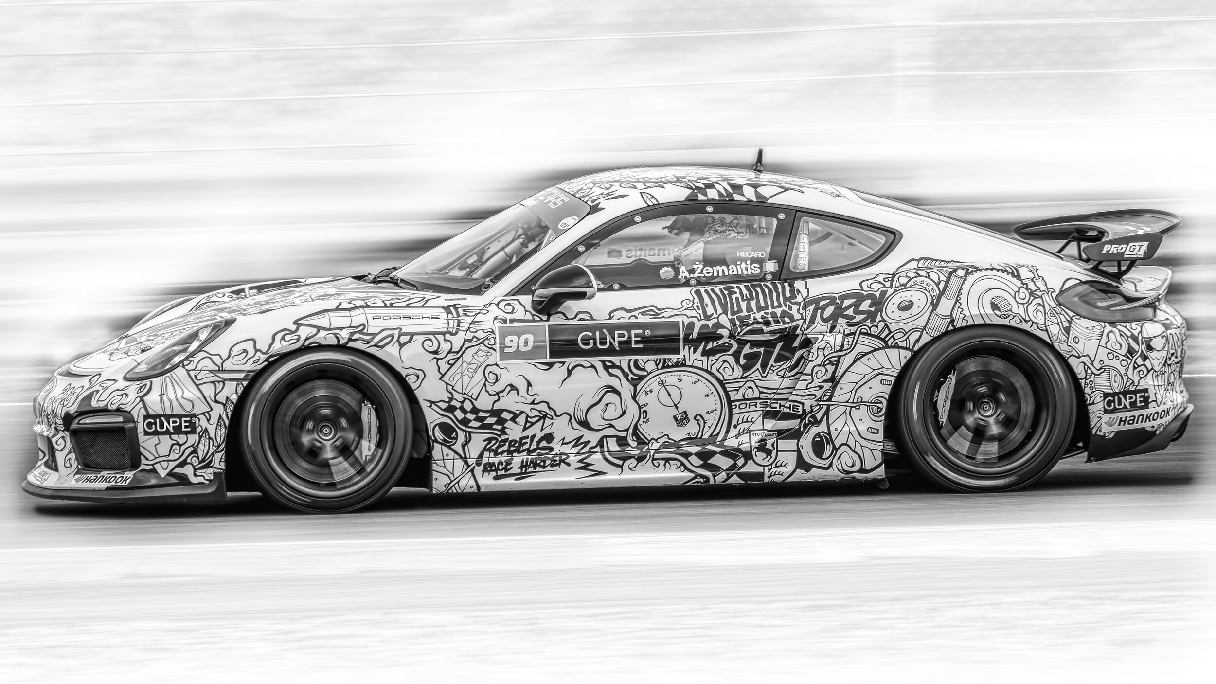 Estoril Circuit, Portugal. Estoril Super Racing Series Race July 2021. Porsche 981 Cayman MR
