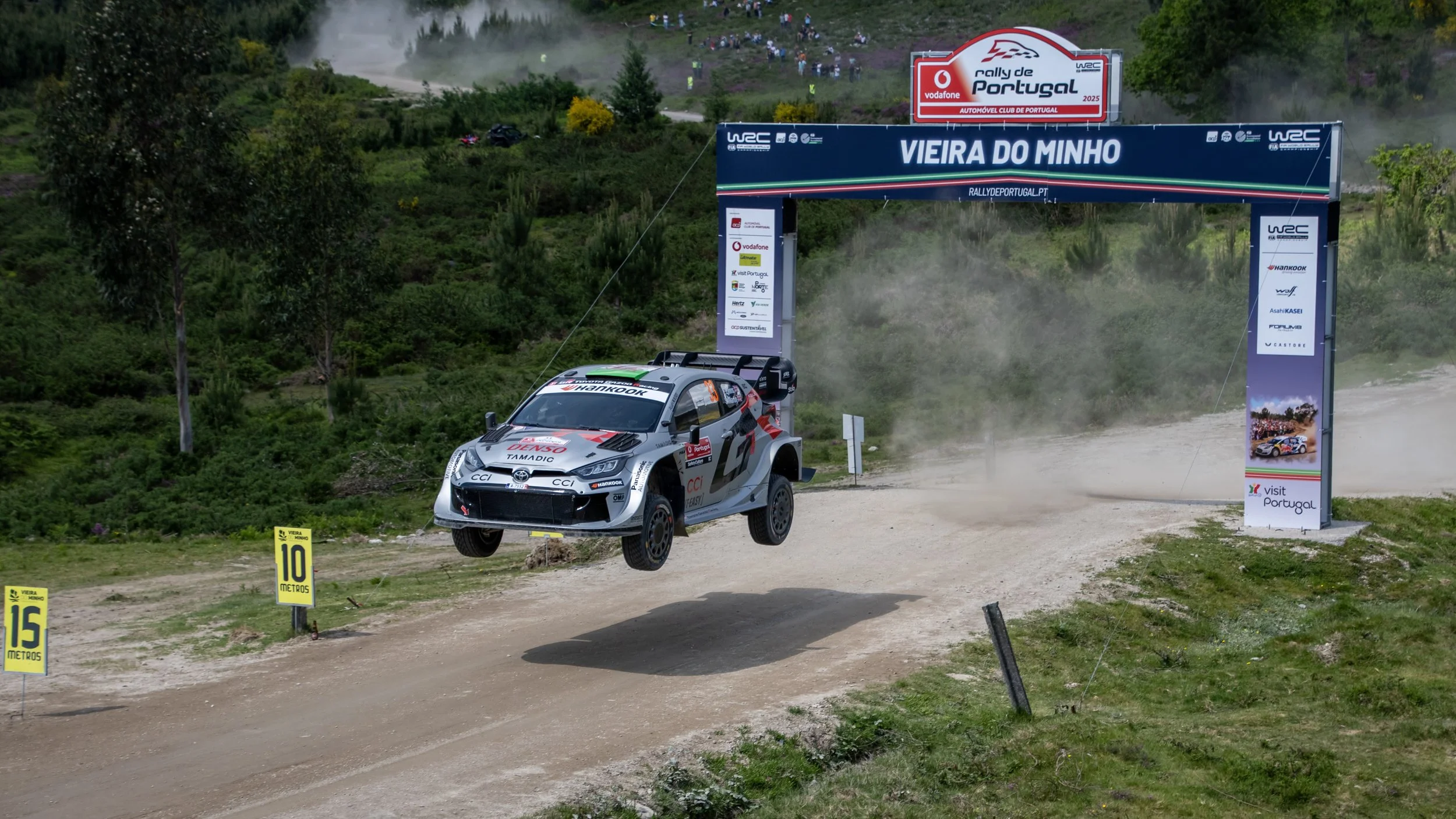 Vodafone Rally de Portugal 2025.
SS12 Vieira Do Minho. Toyota GR Yaris Rally1