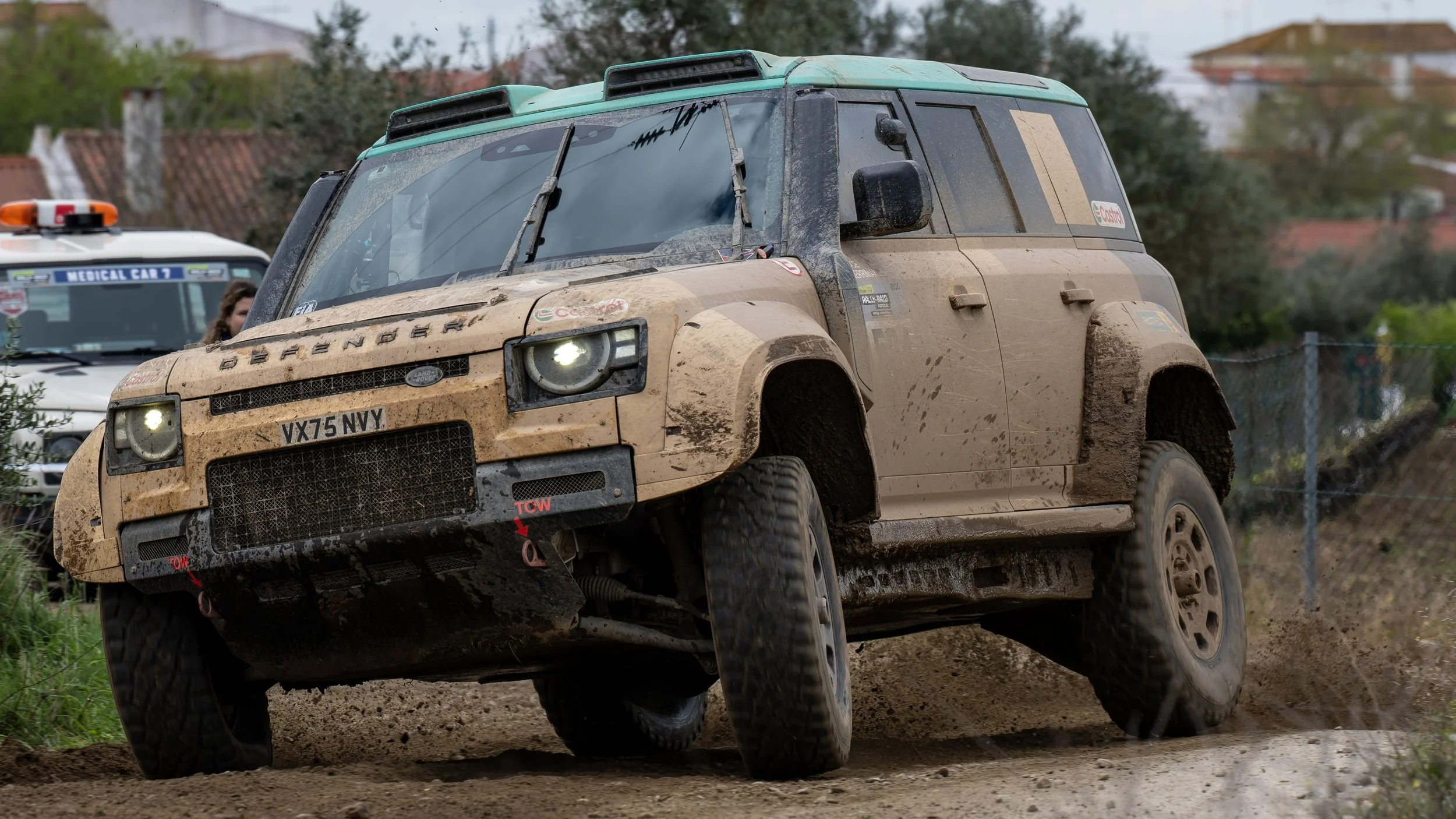 bp Ultimate Rally-Raid Portugal 2026. Stage 4. Perolivas, Portugal. DEFENDER DAKAR D7X-R