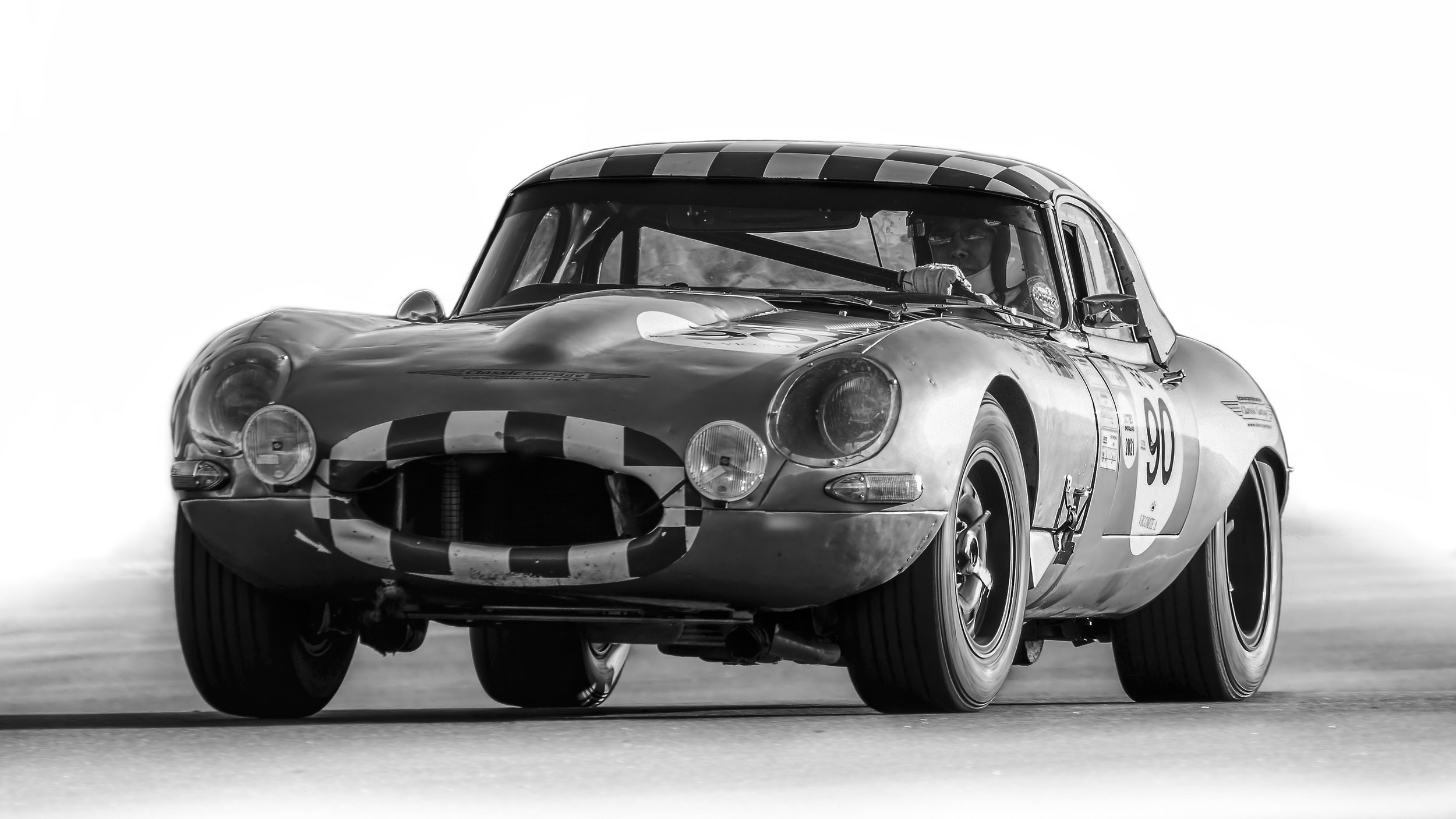 Estoril Circuit, Portugal. Estoril Classics October 2021. 1964 JAGUAR E-Type 3.8