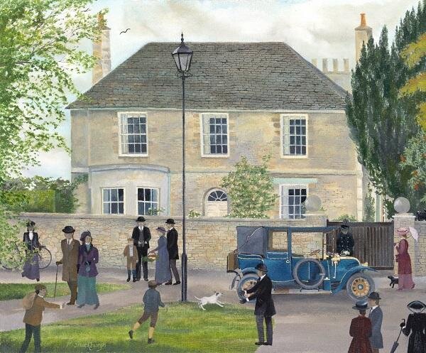 found this lovely picture of the house - To me it is the best house in Downton! Which is yours favorite?