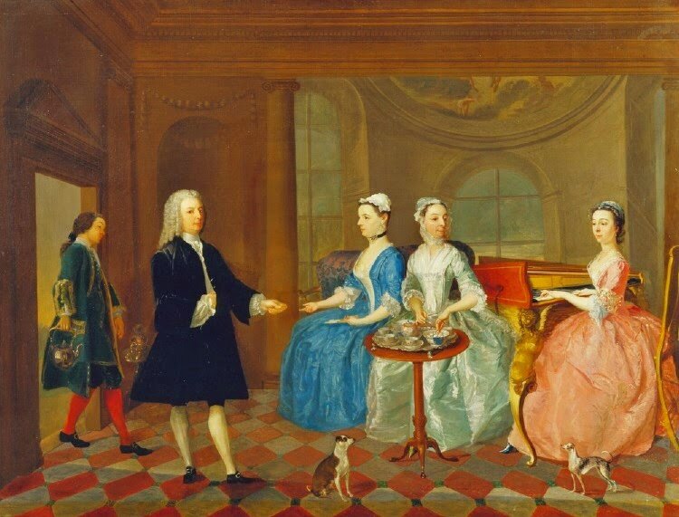 1 A British Family Served with Tea 1745 Unknown.jpg