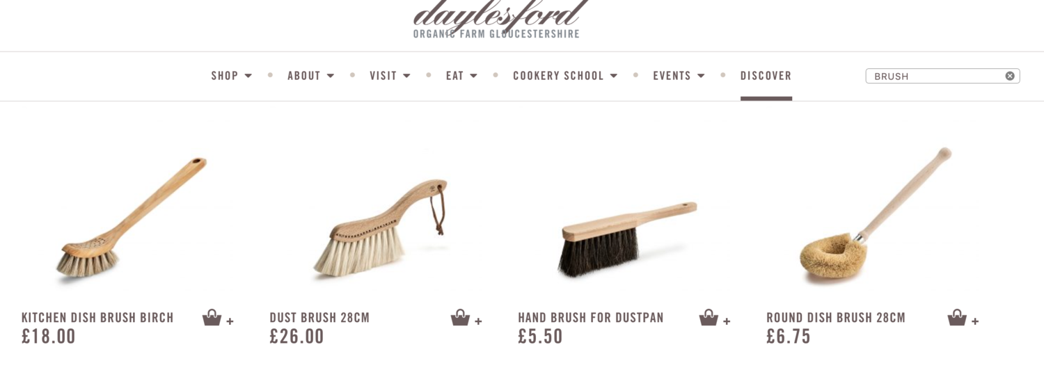 Wooden dish brushes - CLICK HERE TO SHOP