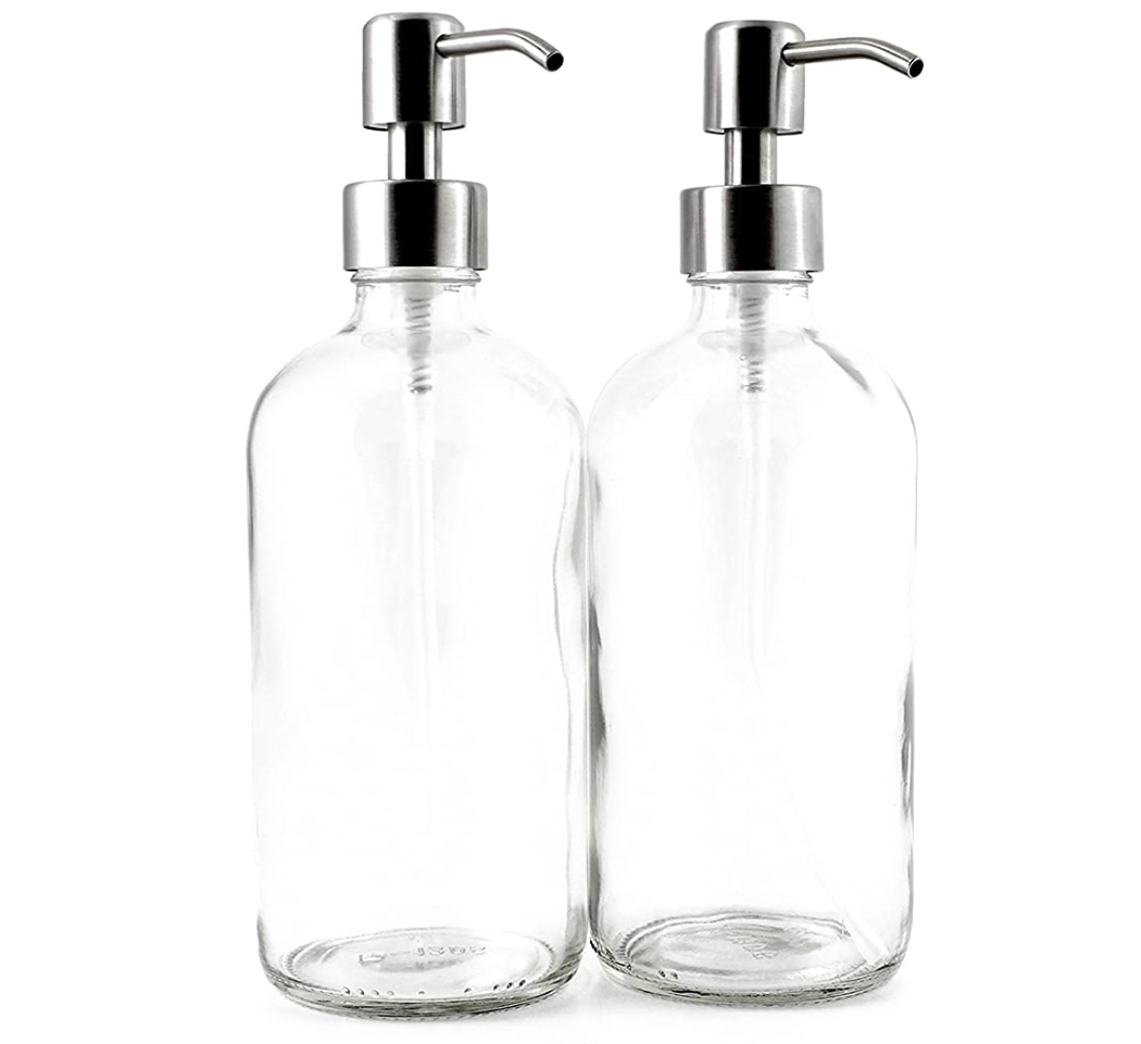 Glass Soap Dispensers -I use them to store my dishwashing liquid - CLICK HERE TO SHOP
