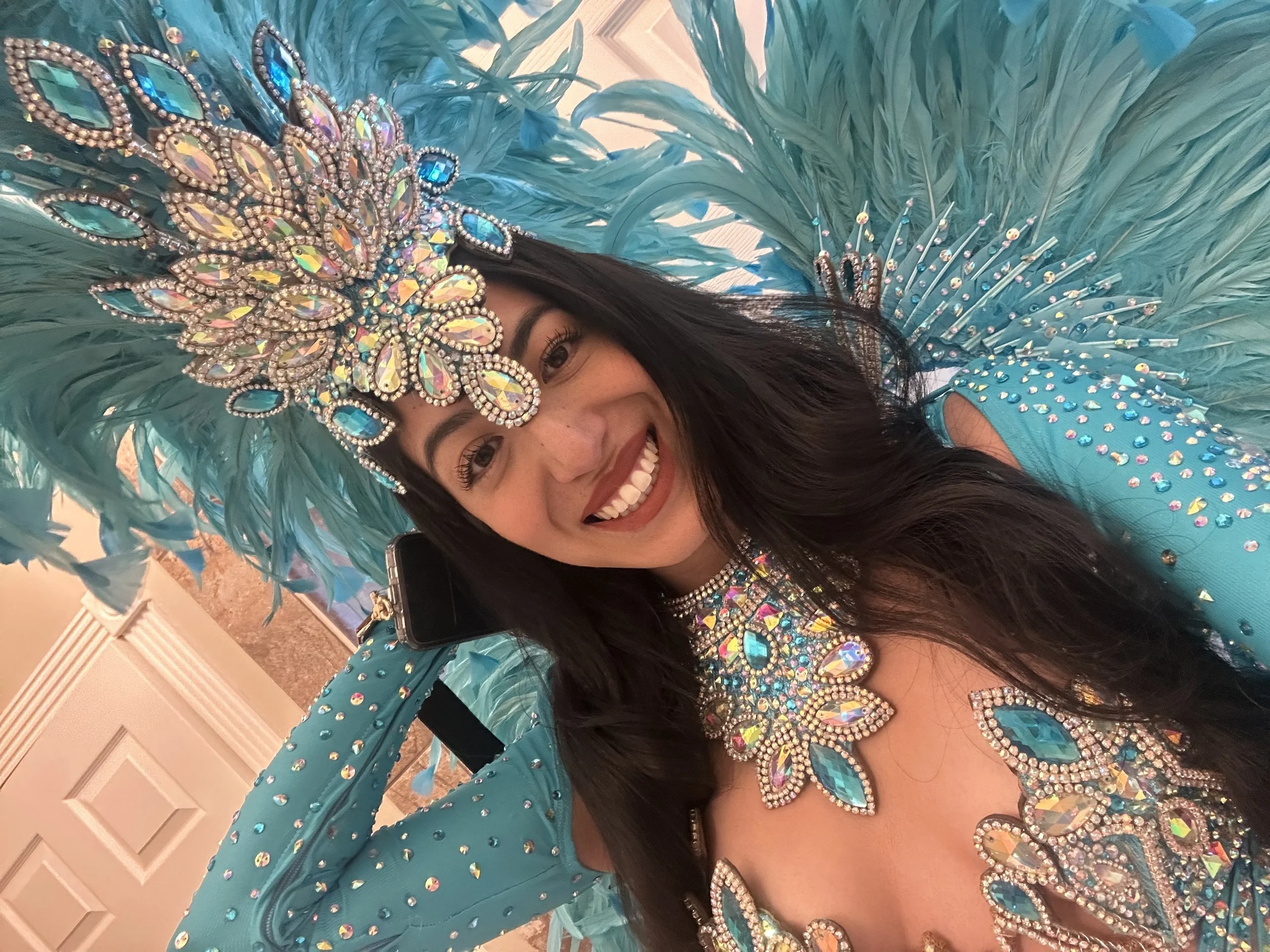 Patricia: Turquoise Costume