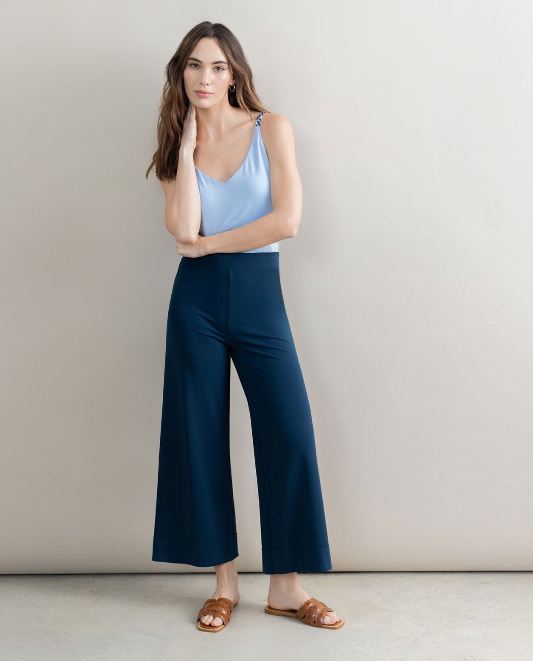 Pantalon surkana bleu pétrole