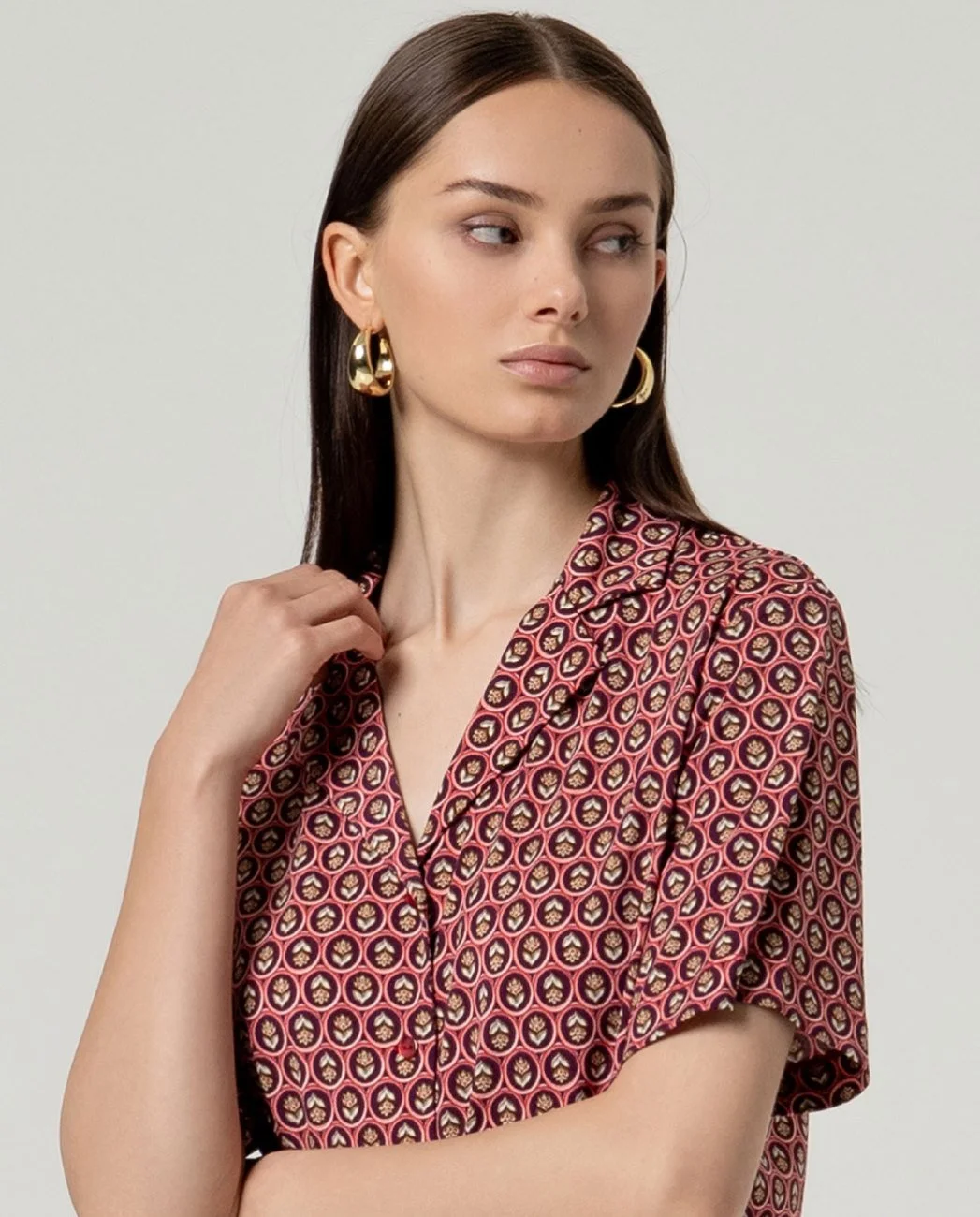 Blouse brique Surkana