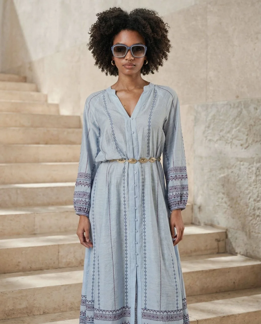Robe bleu princesse