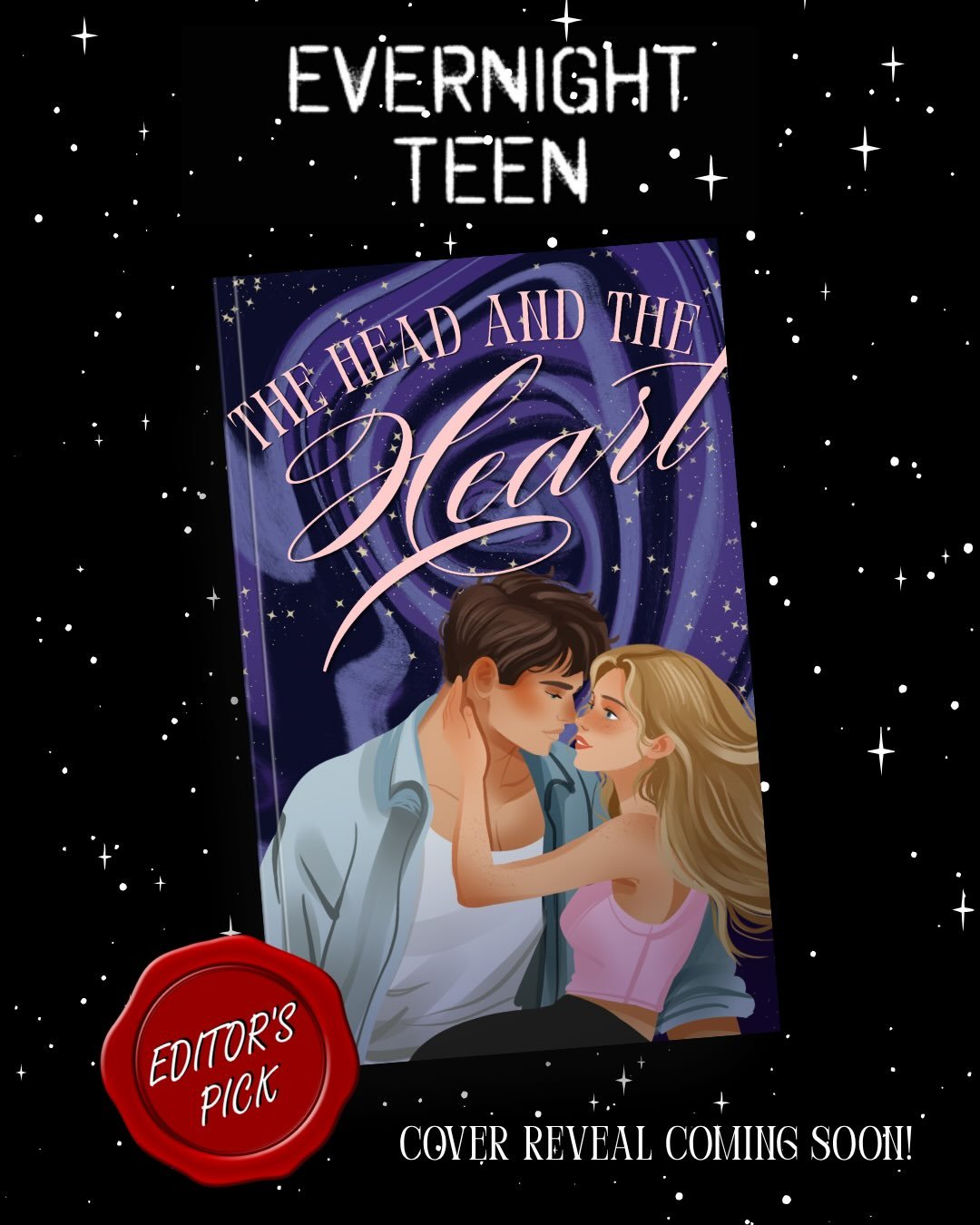 The Head and the Heart is an Evernight Teen Editors Pick 😱🙌 Editors at @evernightteen give this to books that stand out as gems, and I&rsquo;m so thankful my book has found a home that loves this story as much as I do 🥰
Stay tuned for the cover re