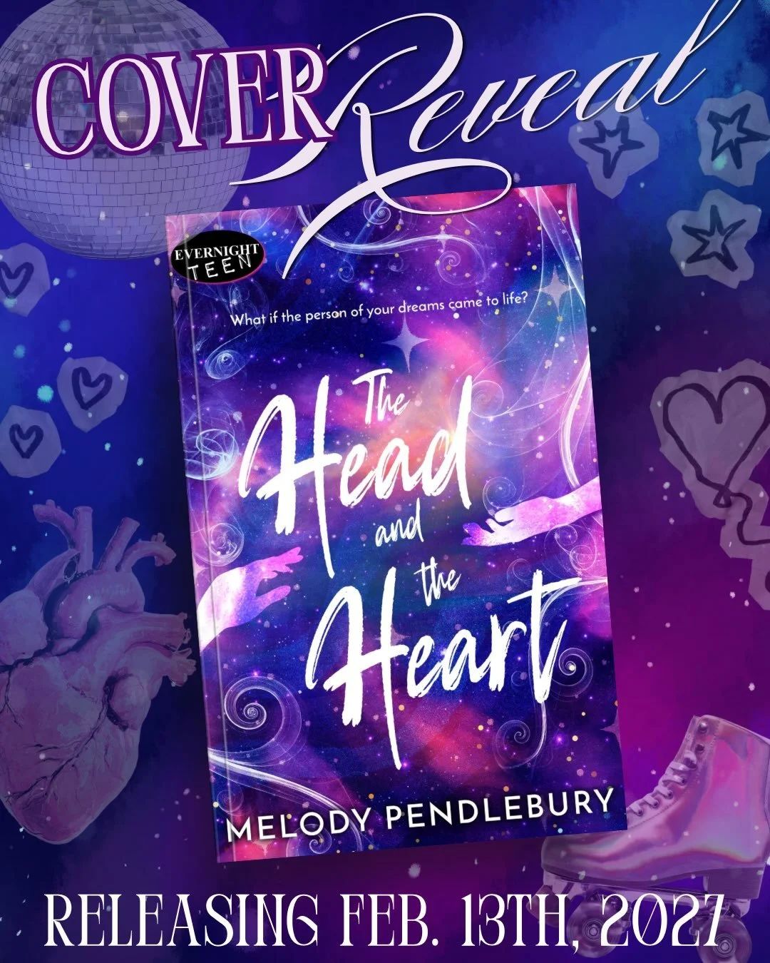 ITS THE COVER REVEAL FOR THE HEAD AND THE HEART 😱 my debut YA romance😭 So thankful for @evernightteen for giving this story a home 🫶
You can now preorder and claim your exclusive swag! Check the link in bio 🥰
