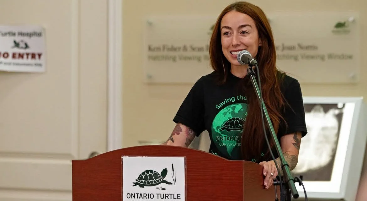 Caolaidhe Keelor speaks at OTCC