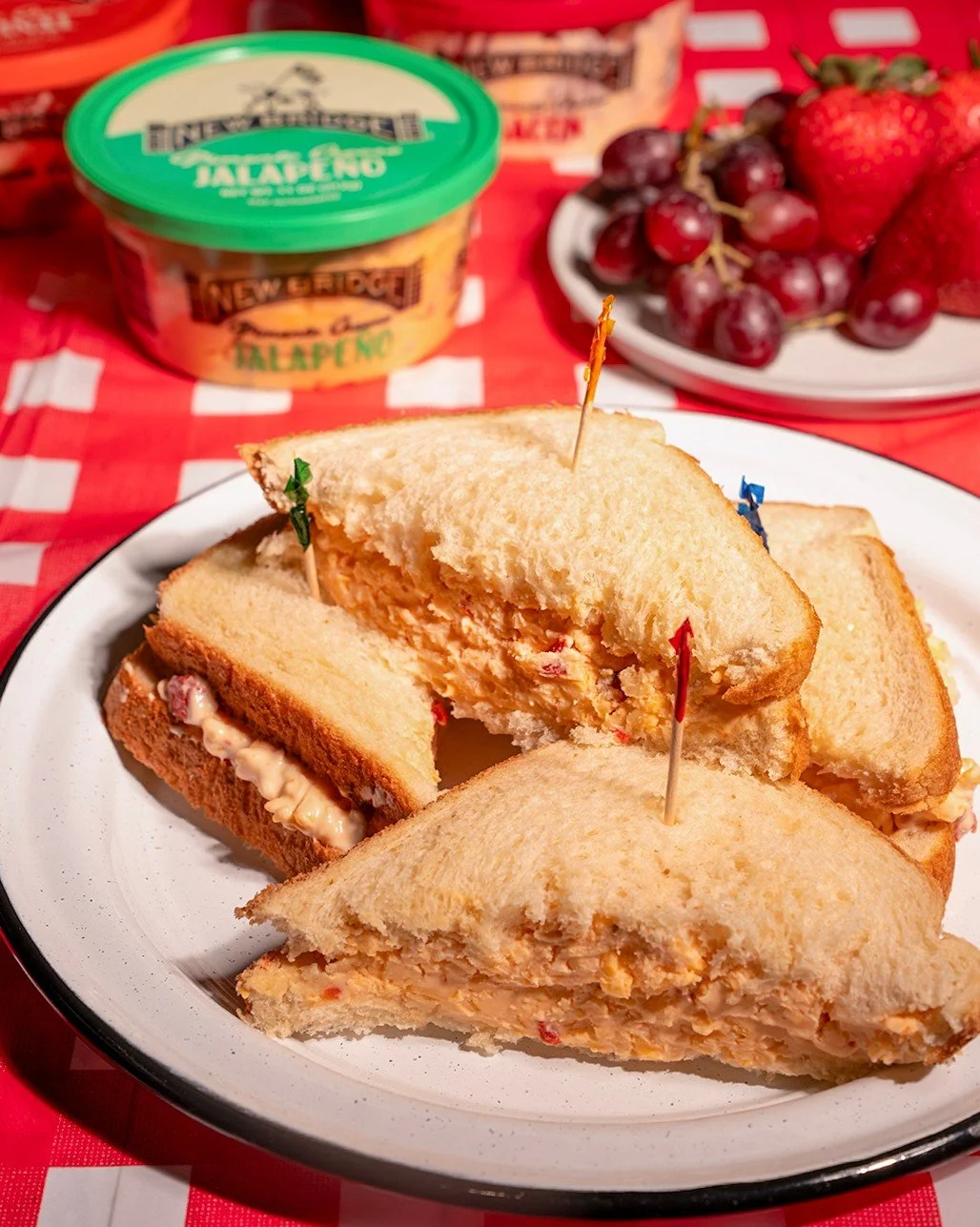 Nothing says picnic like a Pimento Cheese Sandwich.
Original, Bacon, or Jalape&ntilde;o&mdash;what&rsquo;s going in your basket?

Comment 'PIMENTO' for the recipe!