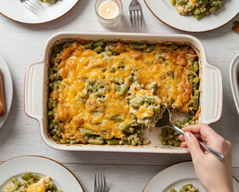 Cheesy Green Bean Casserole