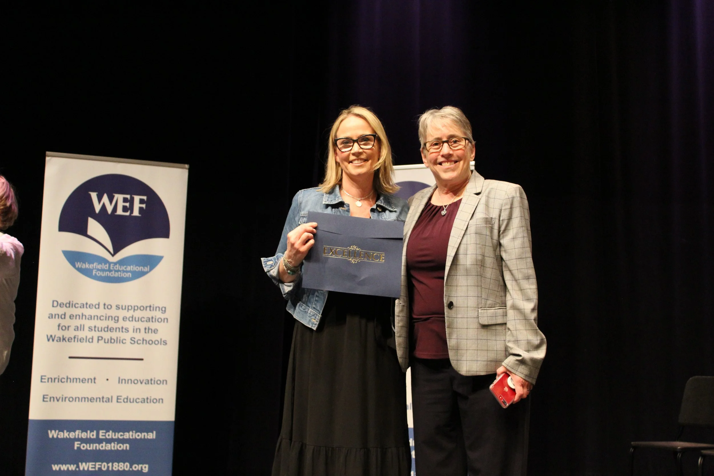 WEF Honors Ms. Erin Manzi with the Dr. Kim Smith Excellence in Education Award