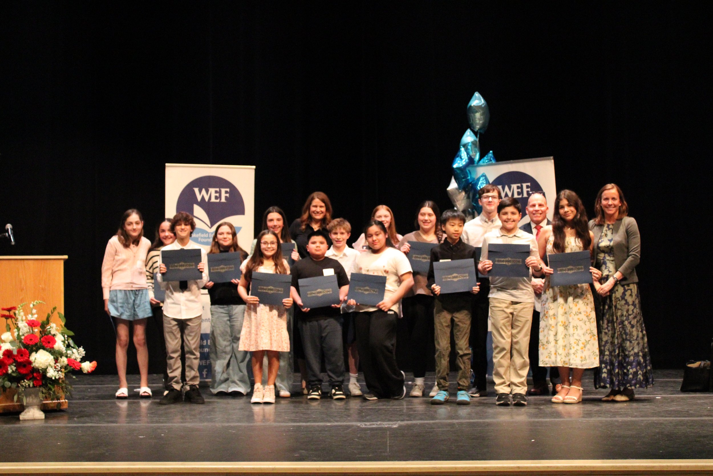 Galvin Students, Staff, and Volunteer Honored at WEF’s Celebration of Learning