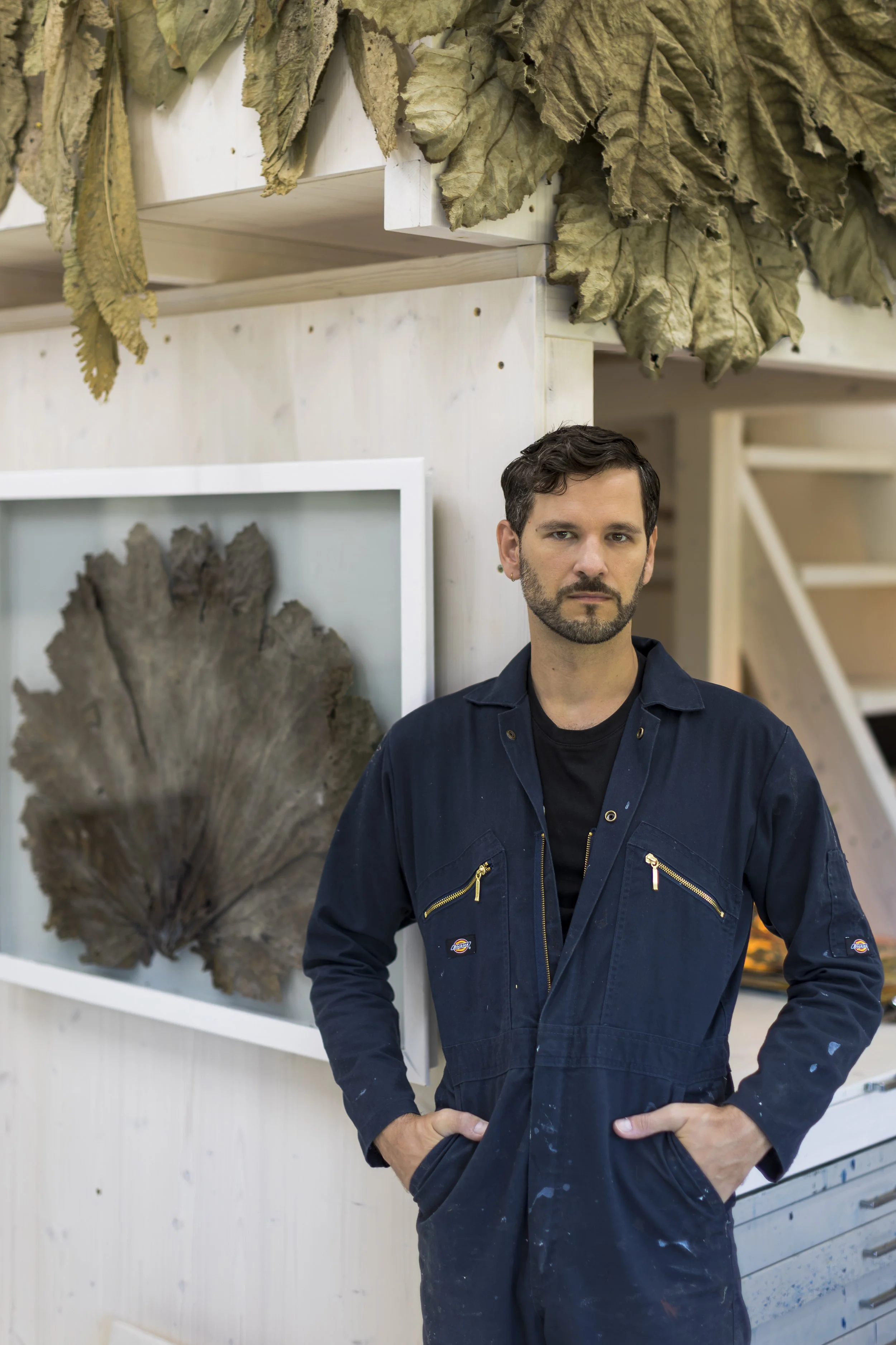 Julian in the studio at DomagkAteliers