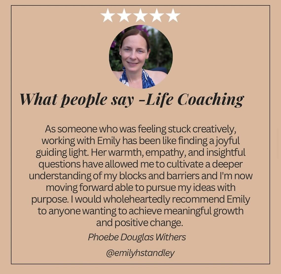 Feeling stuck? Longing for more in life? Ready for a change? 🌟

Book a free life coaching discovery call with me and let&rsquo;s work together to get clear on your vision and create the life you desire. ✨
-
-
-
-
-
-
-
-
-
#lifecoaching #wellbeing #