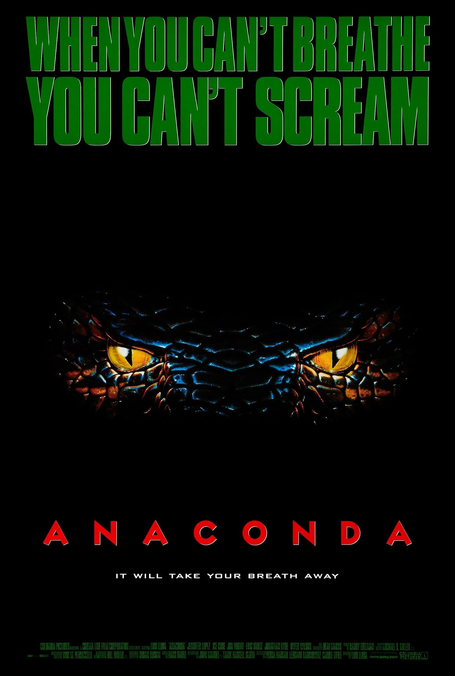 Anaconda (1997) - Poster
