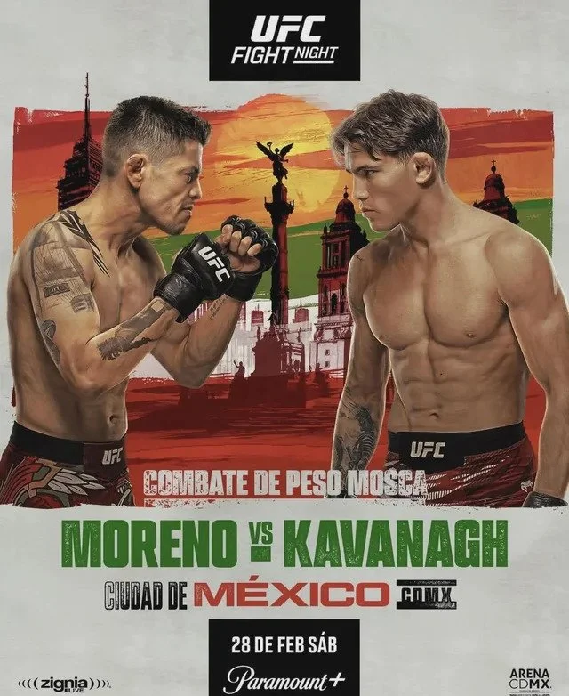 UFC Fight Night: Moreno vs Kavanagh - Poster