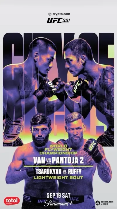 UFC 331: Van vs Pantoja 2 - Poster