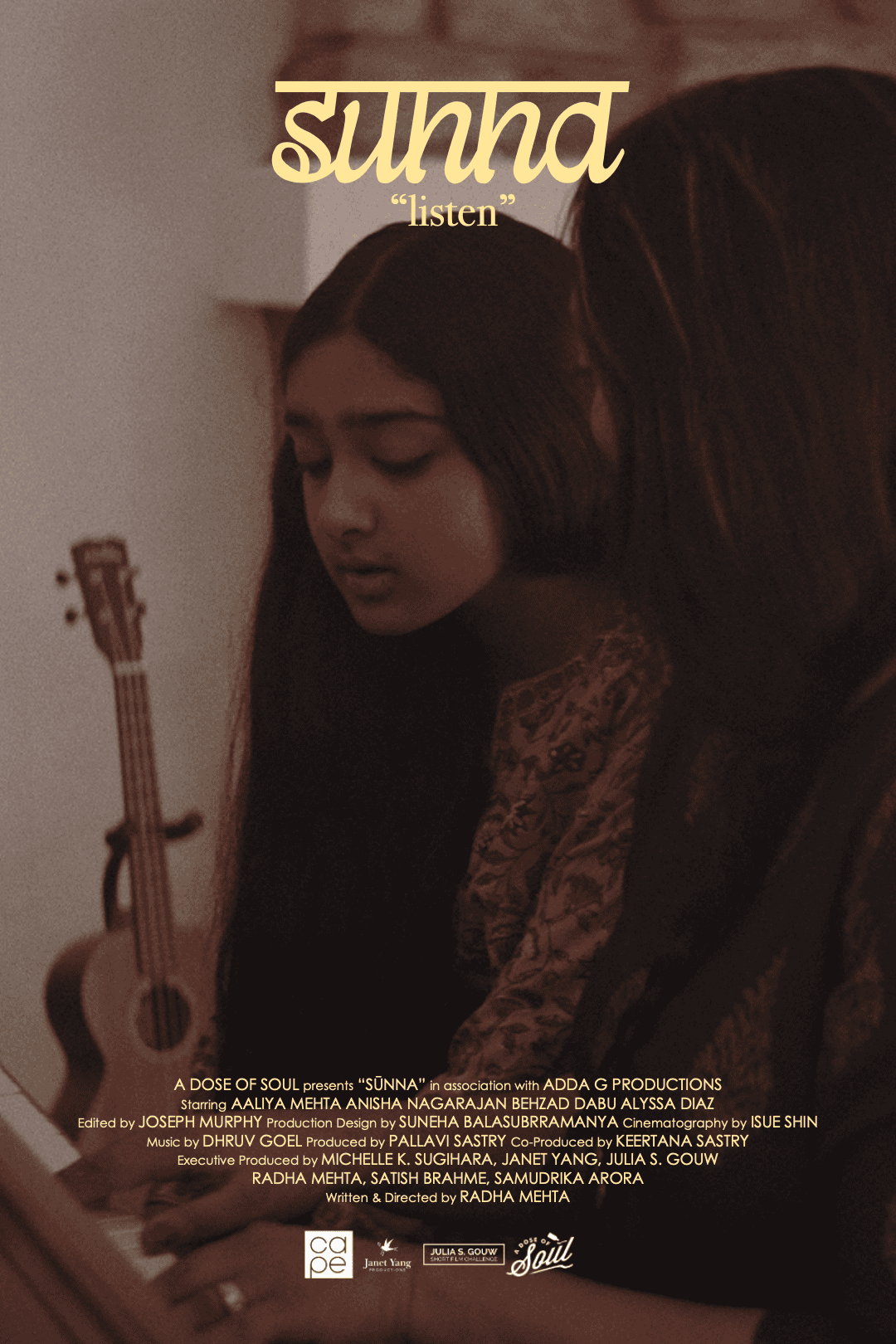 SŪNNA 'Listen' - Poster