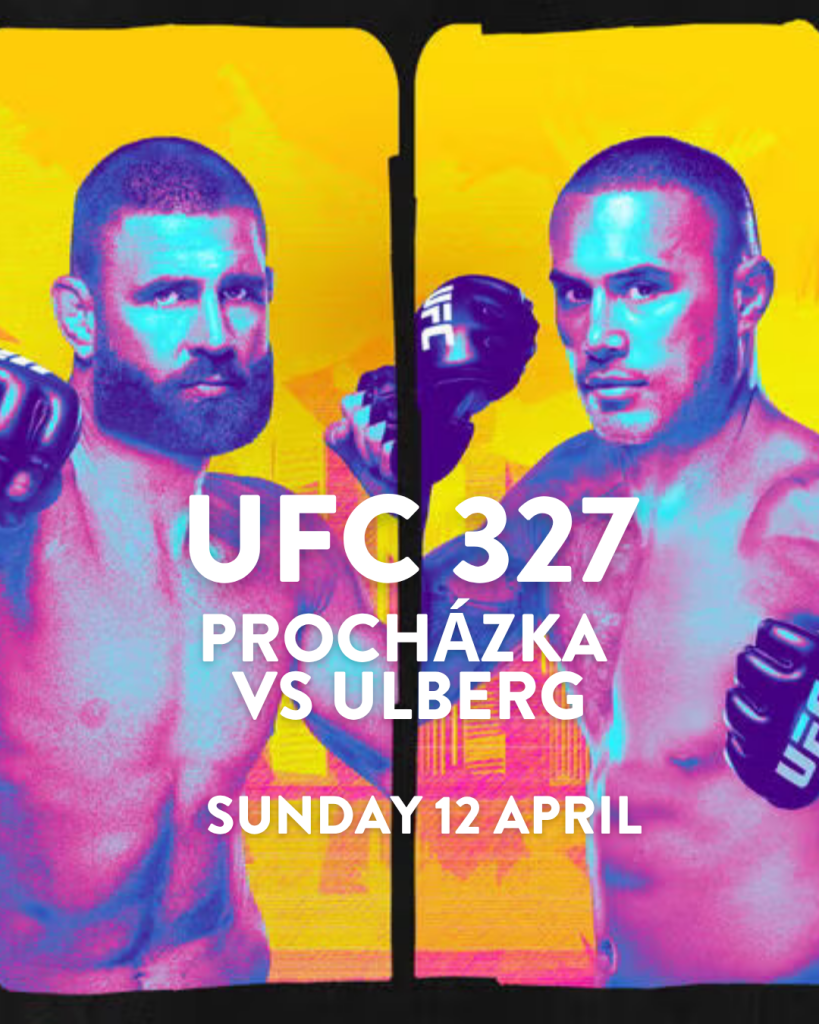 UFC 327: Procházka vs Ulberg - Poster
