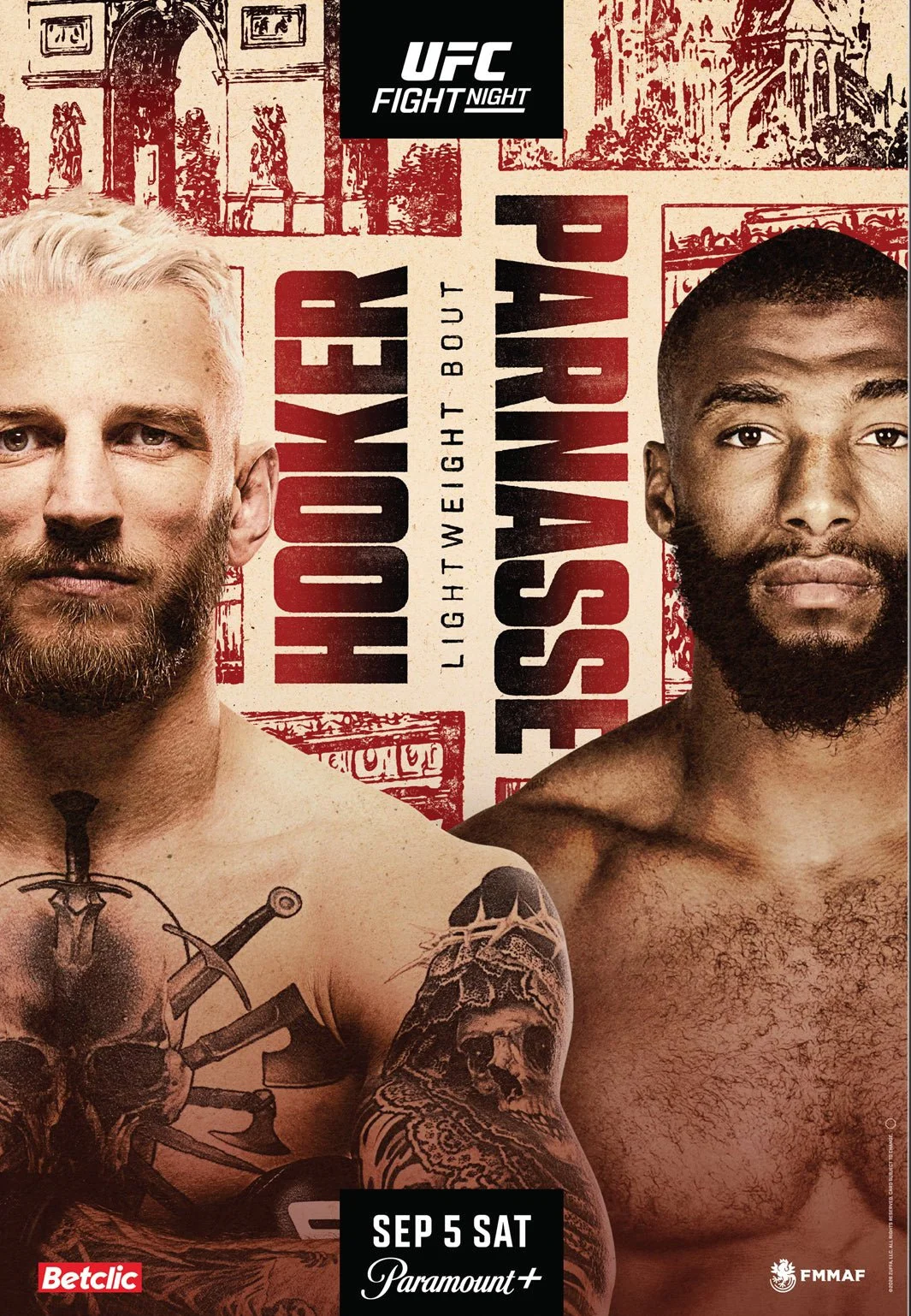 UFC Fight Night 287 - Poster