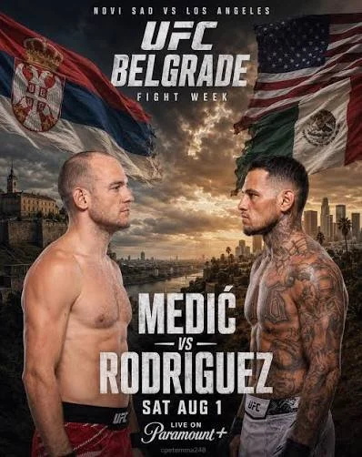 UFC Fight Night: Medić vs Rodriguez - Poster