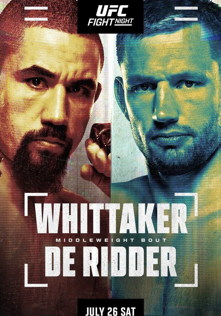 UFC on ABC: Whittaker vs de Ridder - poster