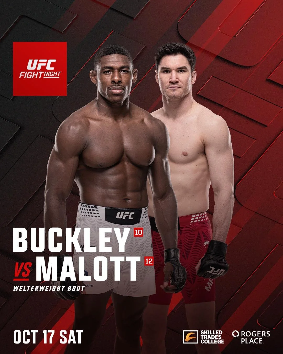 UFC Fight Night: Buckley vs Malott - Poster