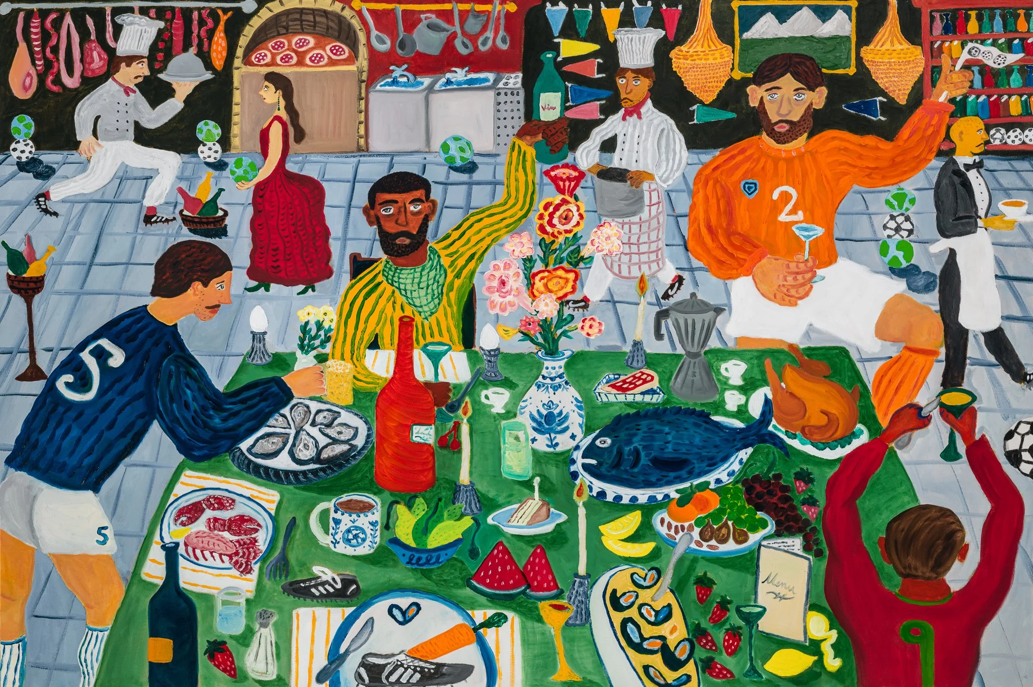 Work and Personal Intimacies, 60” x 40”, Oil on canvas,  2026.