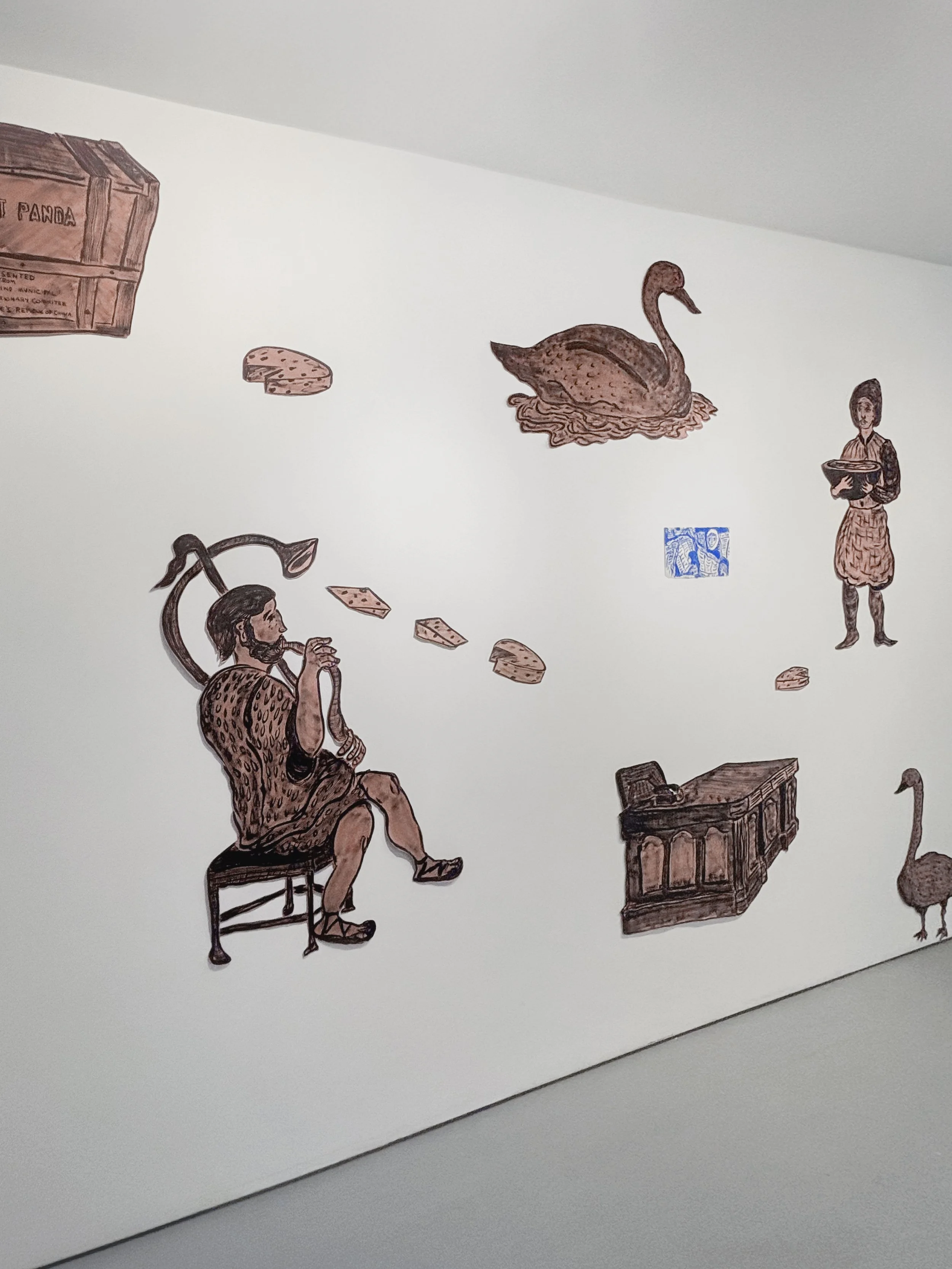 Installation view of "Gift Horse" from "Addenda: That Which Must be Added" @ Da Vinci Art Alliance